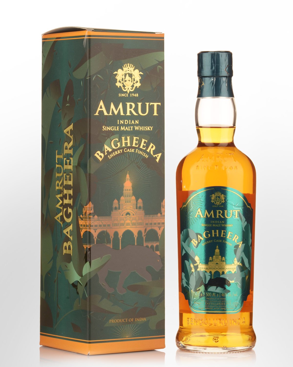 Amrut Bagheera Sherry Cask Finish Single Malt Indian Whisky (500ml)