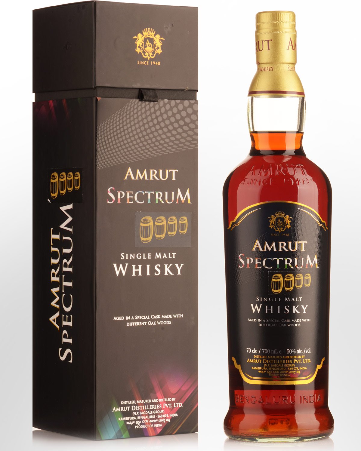 Amrut Spectrum 004 Single Malt Indian Whisky (700ml)