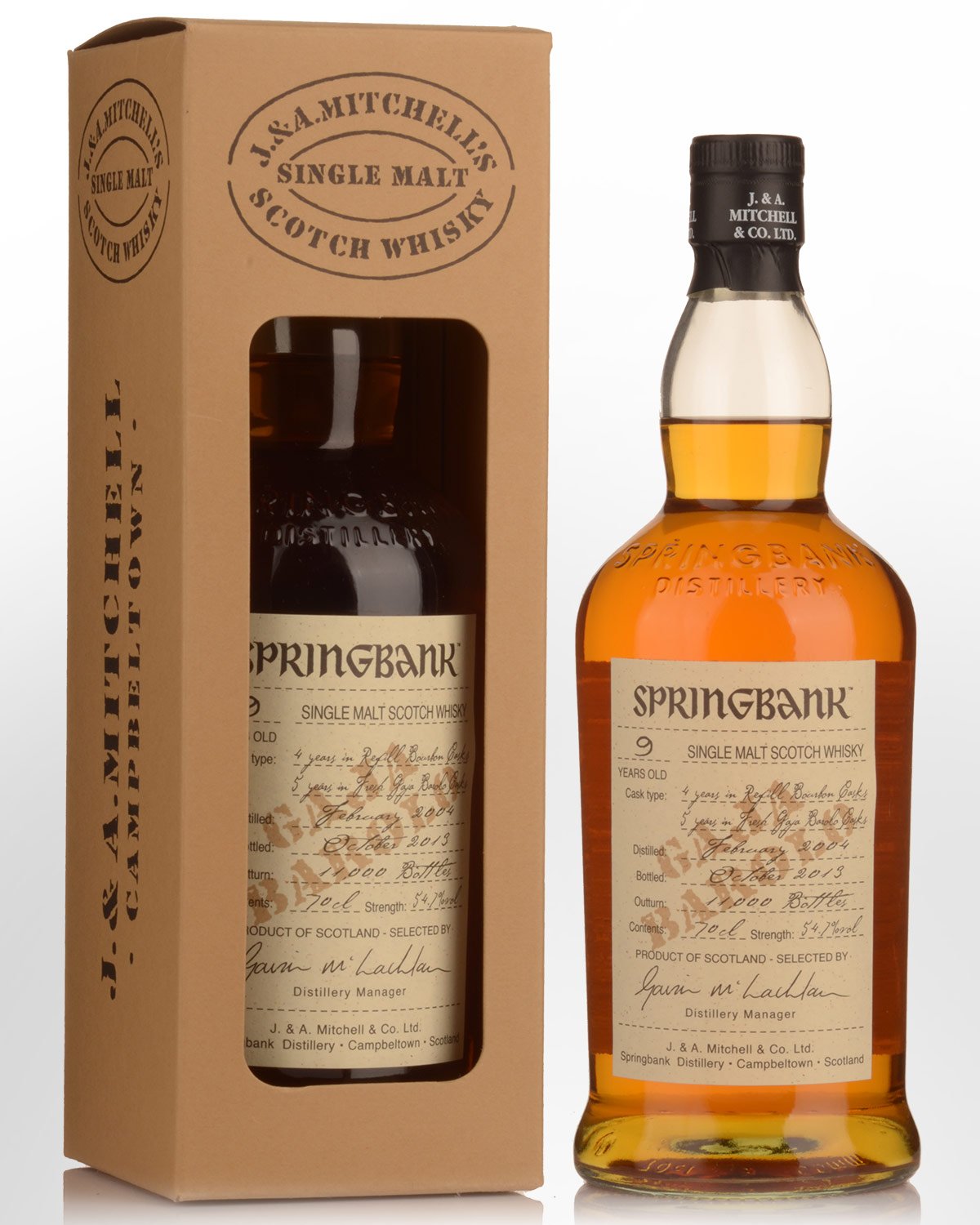 Springbank Gaja Barolo 9 Year Old Cask Strength Single Malt Scotch Whisky (700ml)