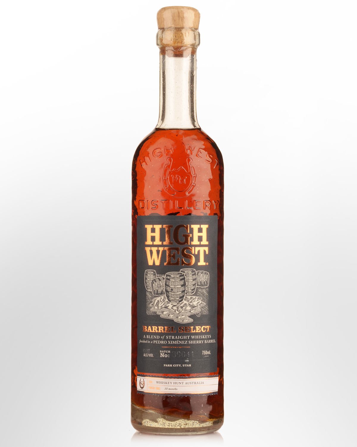 High West Barrel Select PX Sherry Finish Straight Whiskey (750ml) - Whiskey Hunt Australia Selection