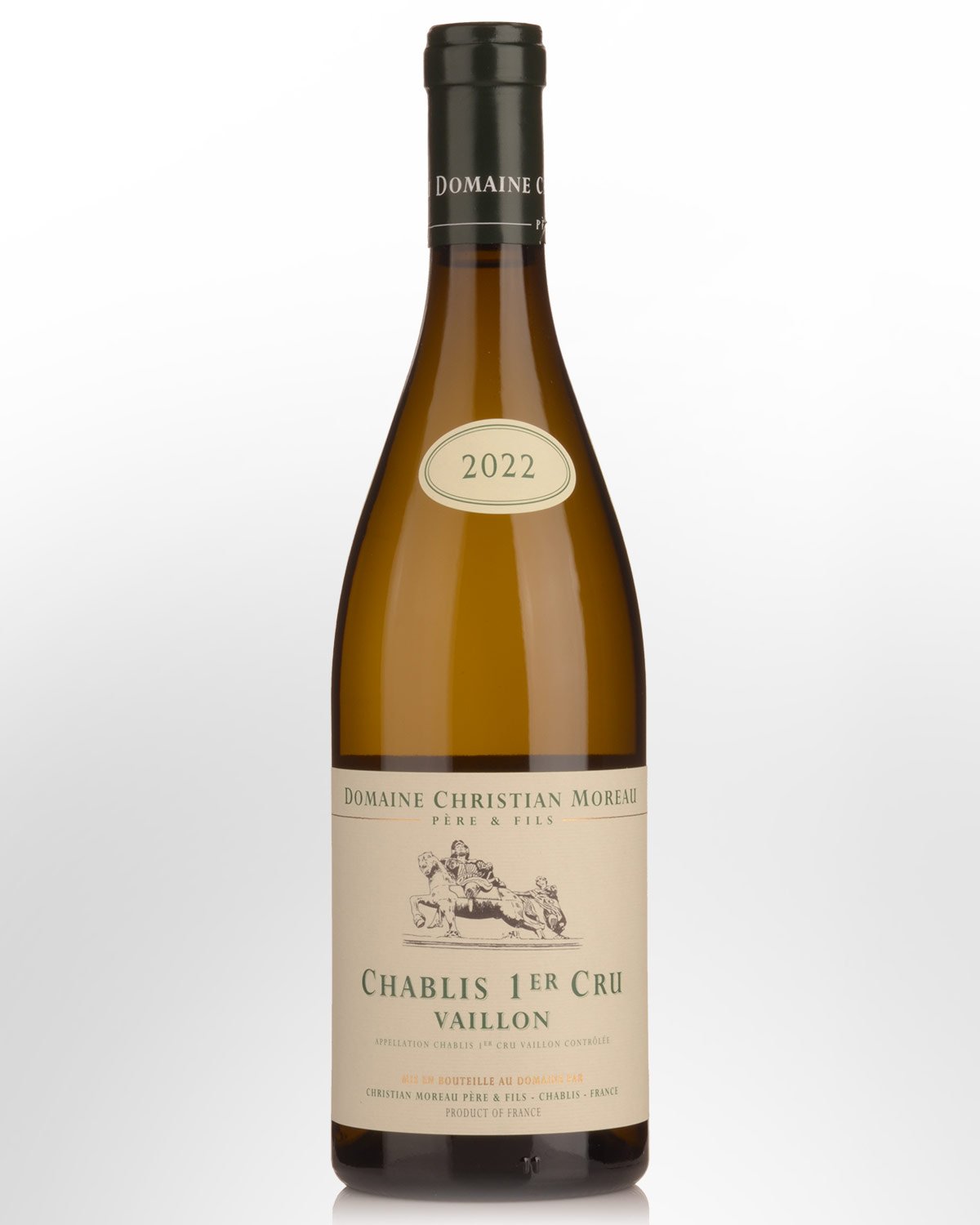 2022 Domaine Christian Moreau Chablis Vaillon Premier Cru