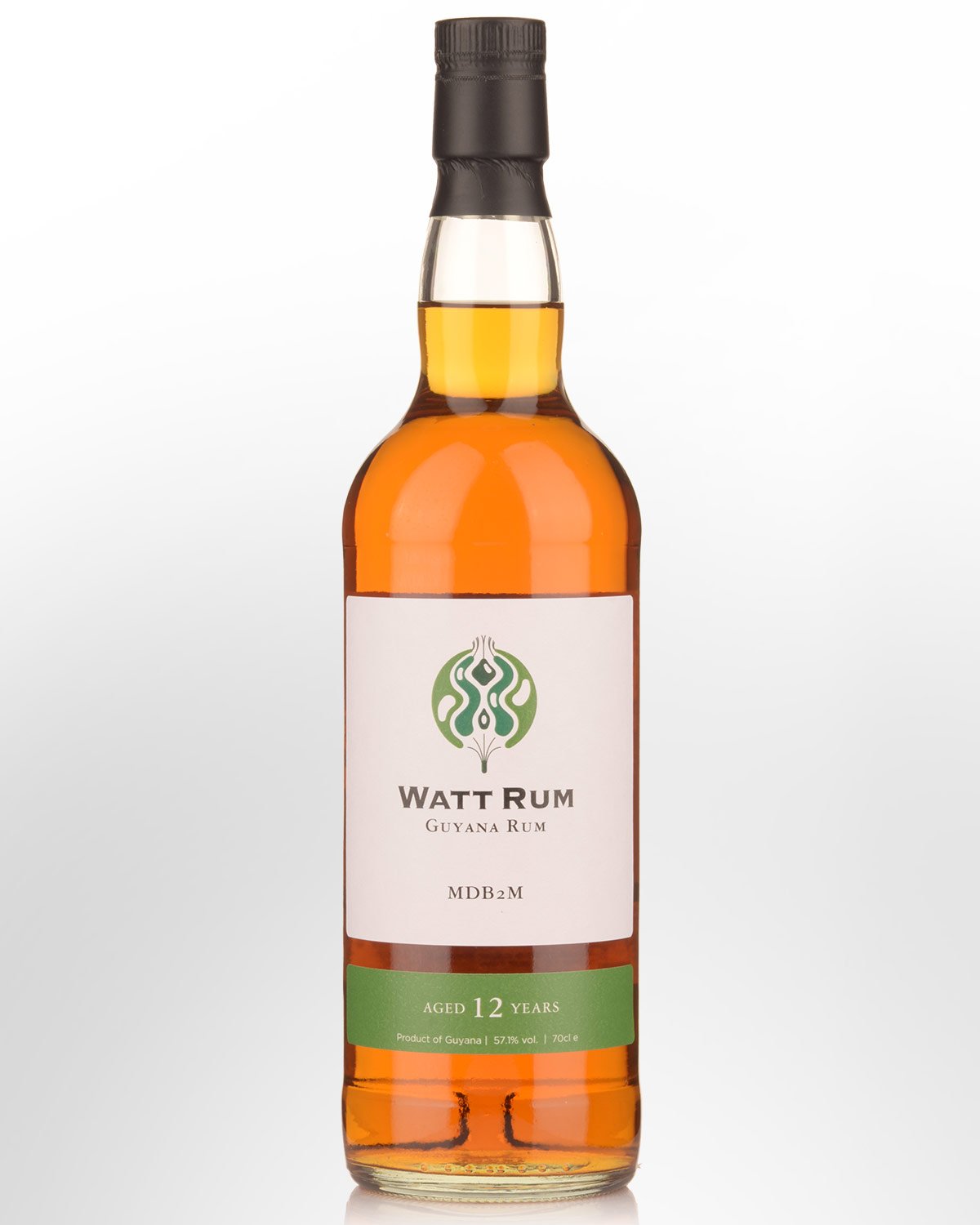2011 Watt Whisky MDB2M 12 Year Old Cask Strength Guyana Rum (700ml)