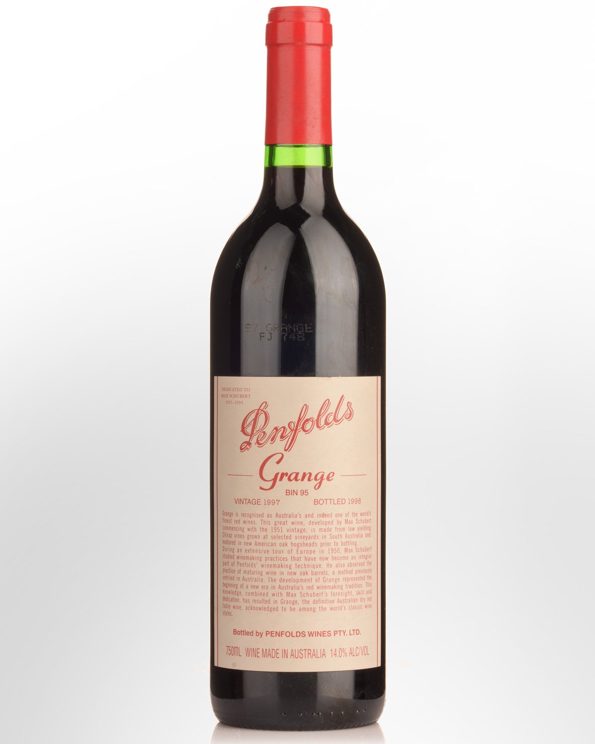 1997 Penfolds Grange - DAMAGED LABEL