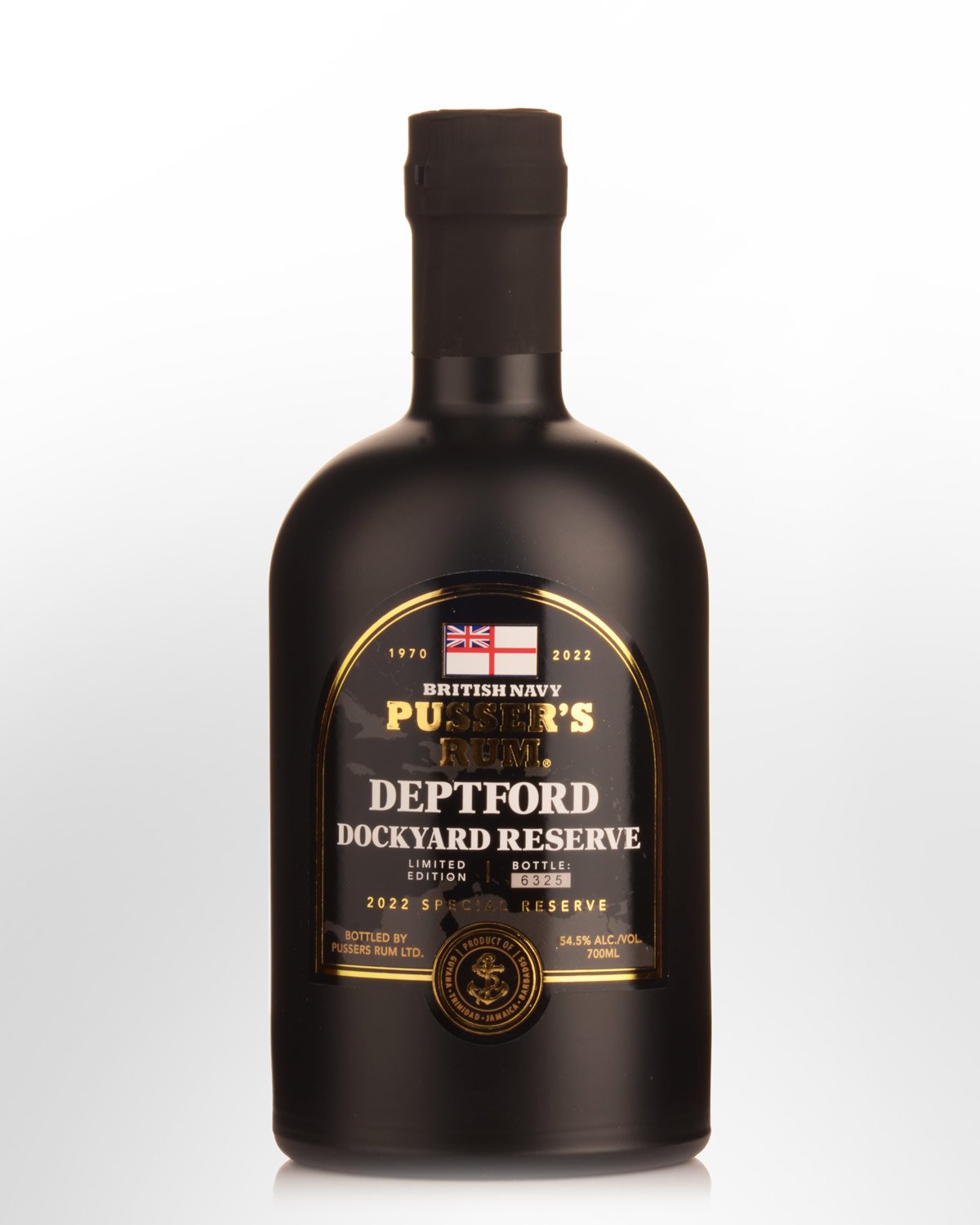 2022 British Navy Pusser's Deptford Dockyard Reserve Navy Proof Rum (700ml)