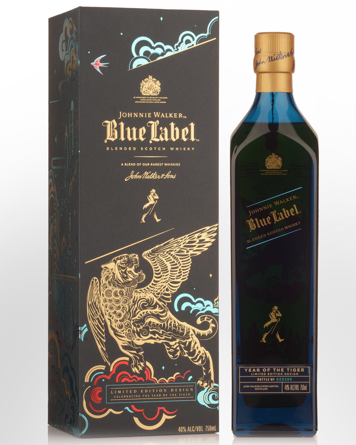 Johnnie Walker Blue Label Year Of The Tiger Blended Scotch Whisky (750ml)