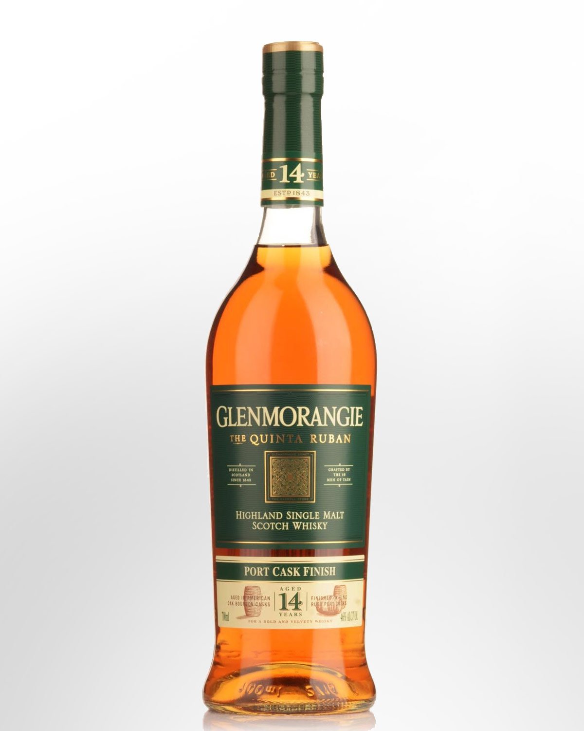 Glenmorangie The Quinta Ruban 14 Year Old Single Malt Scotch Whisky (700ml) - Older Bottling