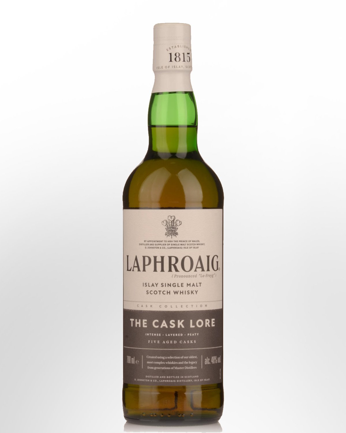 Laphroaig The Cask Lore Single Malt Scotch Whisky (700ml)