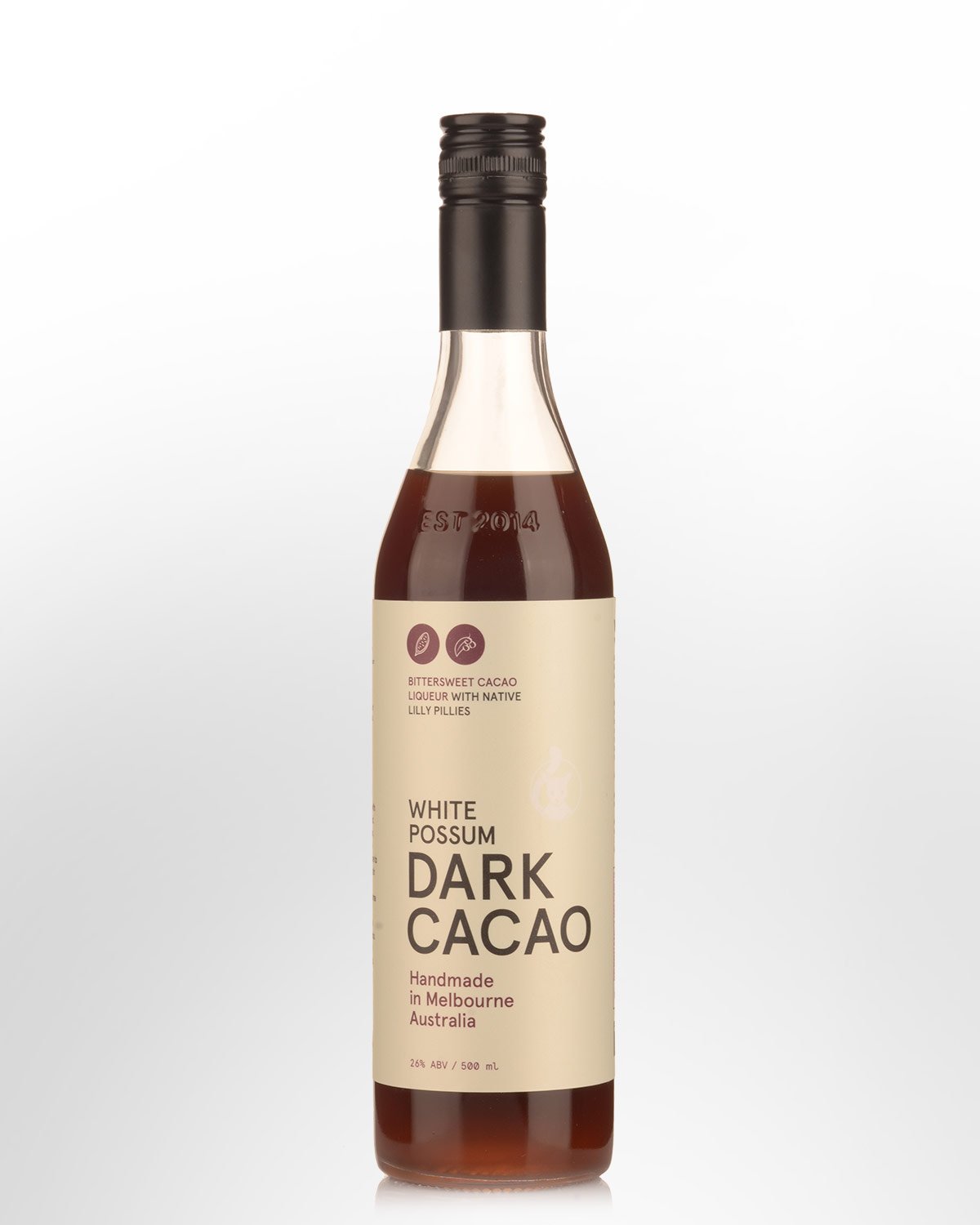 White Possum Naked Dark Cacao Liqueur (500ml)