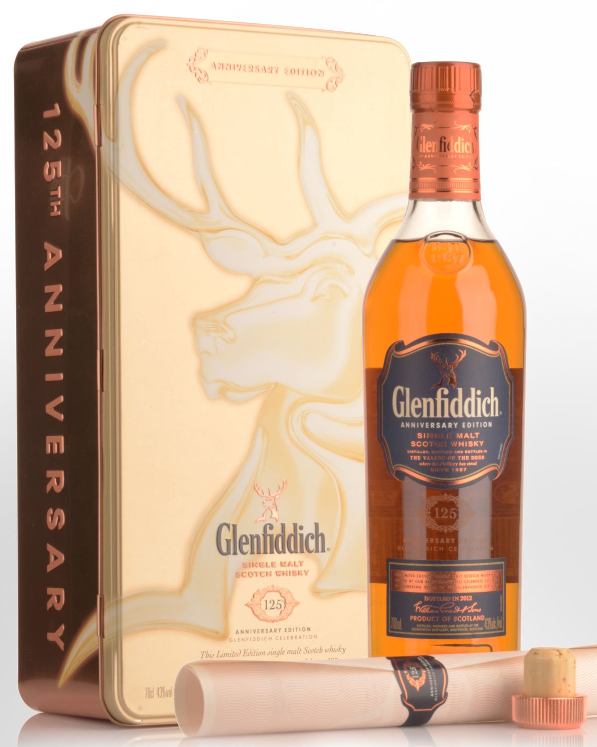 Glenfiddich 125th Anniversary Edition Single Malt Scotch Whisky (700ml)