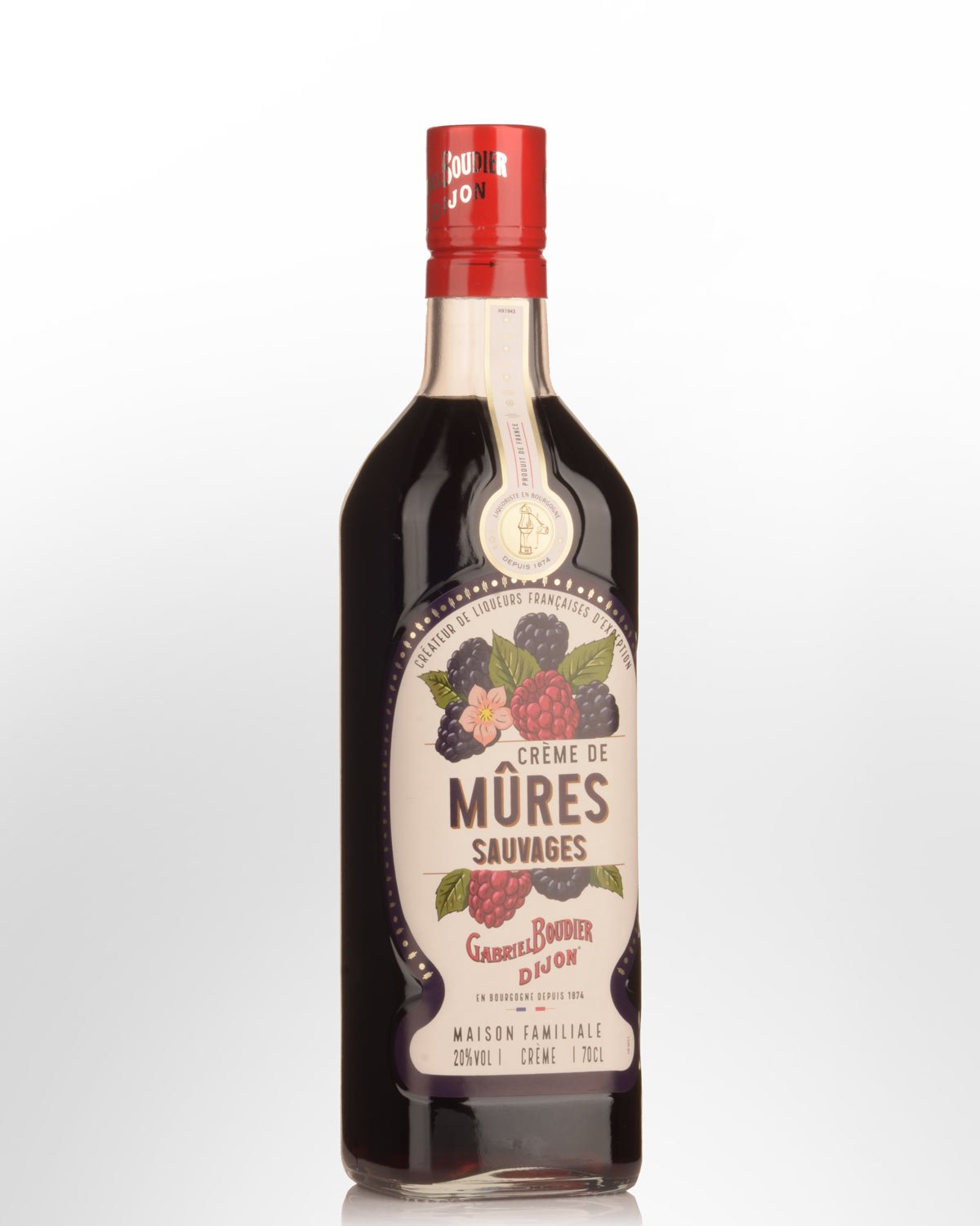 Gabriel Boudier Creme De Mures Sauvage (Blackberry) Liqueur (700ml)