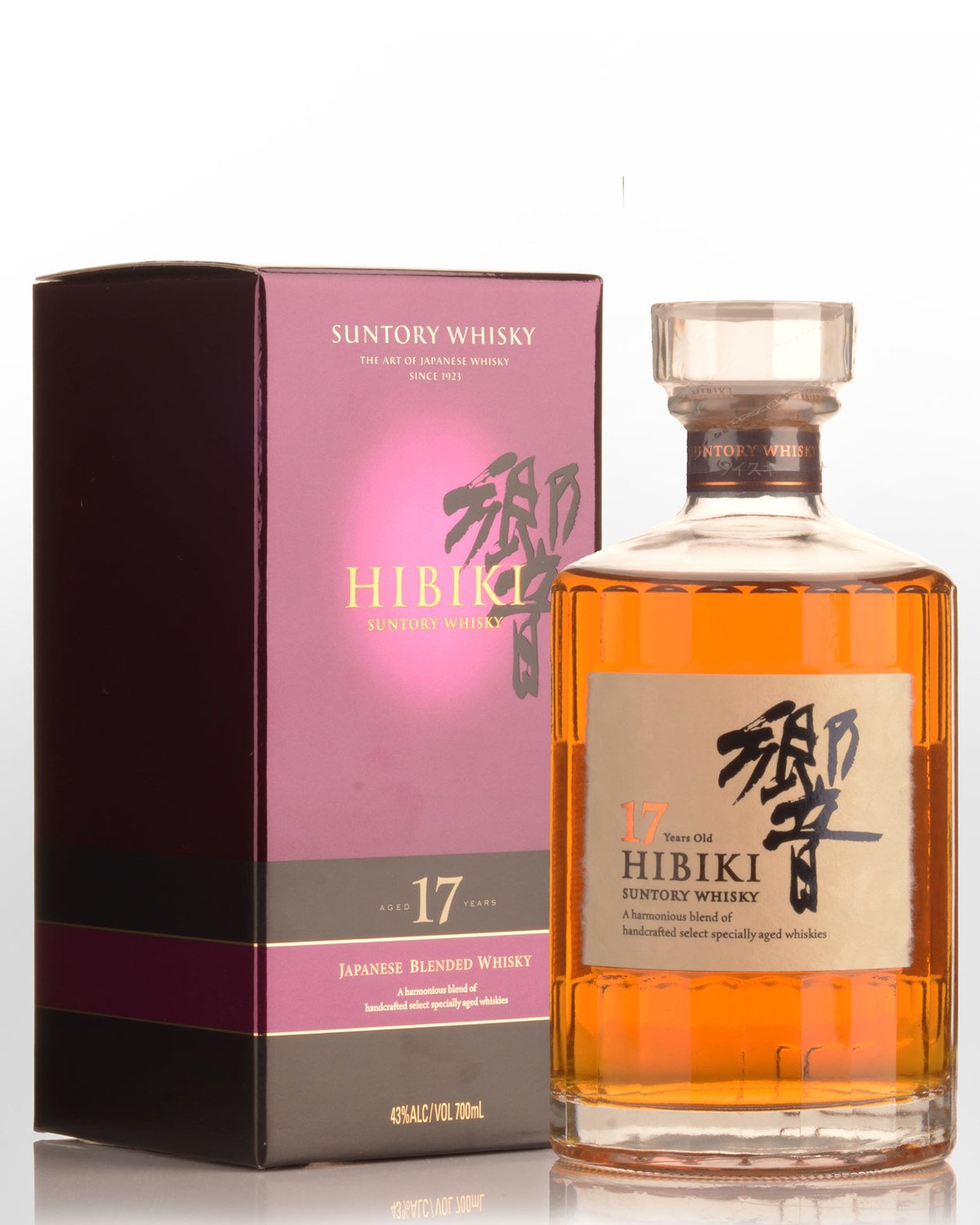 Suntory Hibiki 17 Year Old Blended Japanese Whisky (700ml) - DAMAGED GIFT BOX