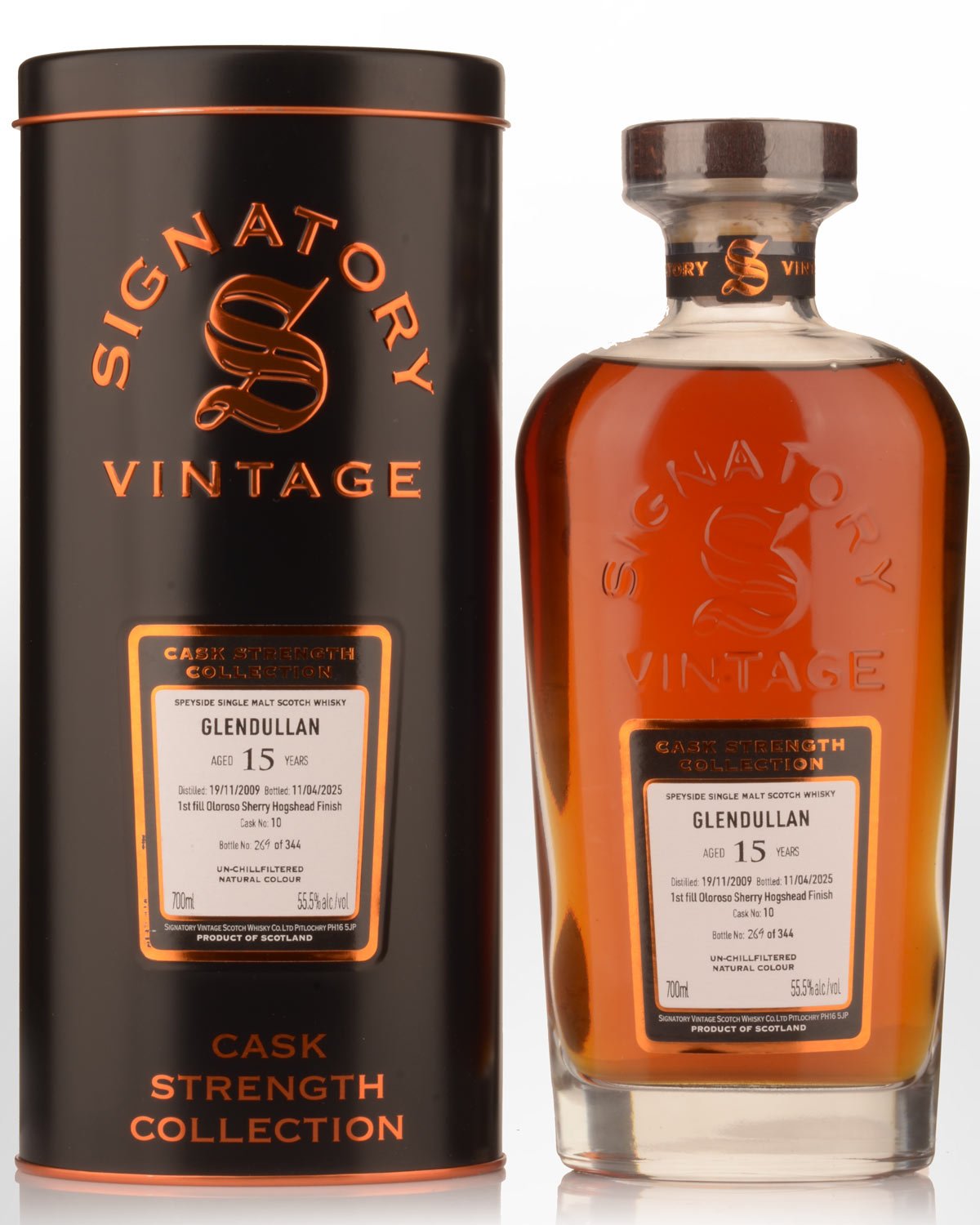 2009 Signatory Vintage Glendullan 15 Year Old Cask #10 Cask Strength Single Malt Scotch Whisky (700ml)