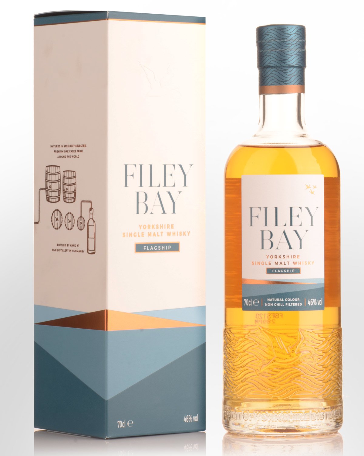 Filey Bay Flagship Single Malt English Whisky (700ml)