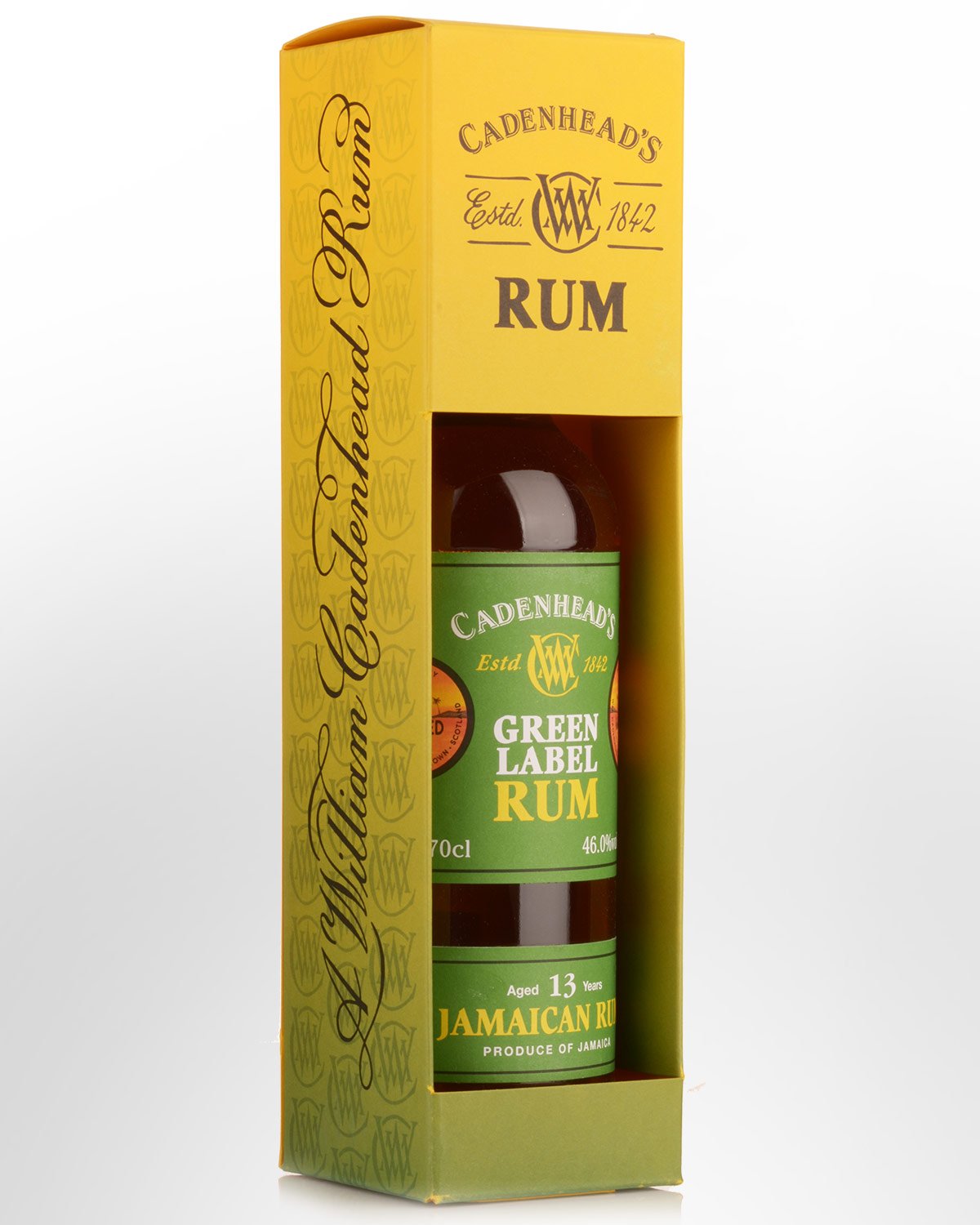 Cadenheads Green Label 13 Year Old Jamaican Rum (700ml)