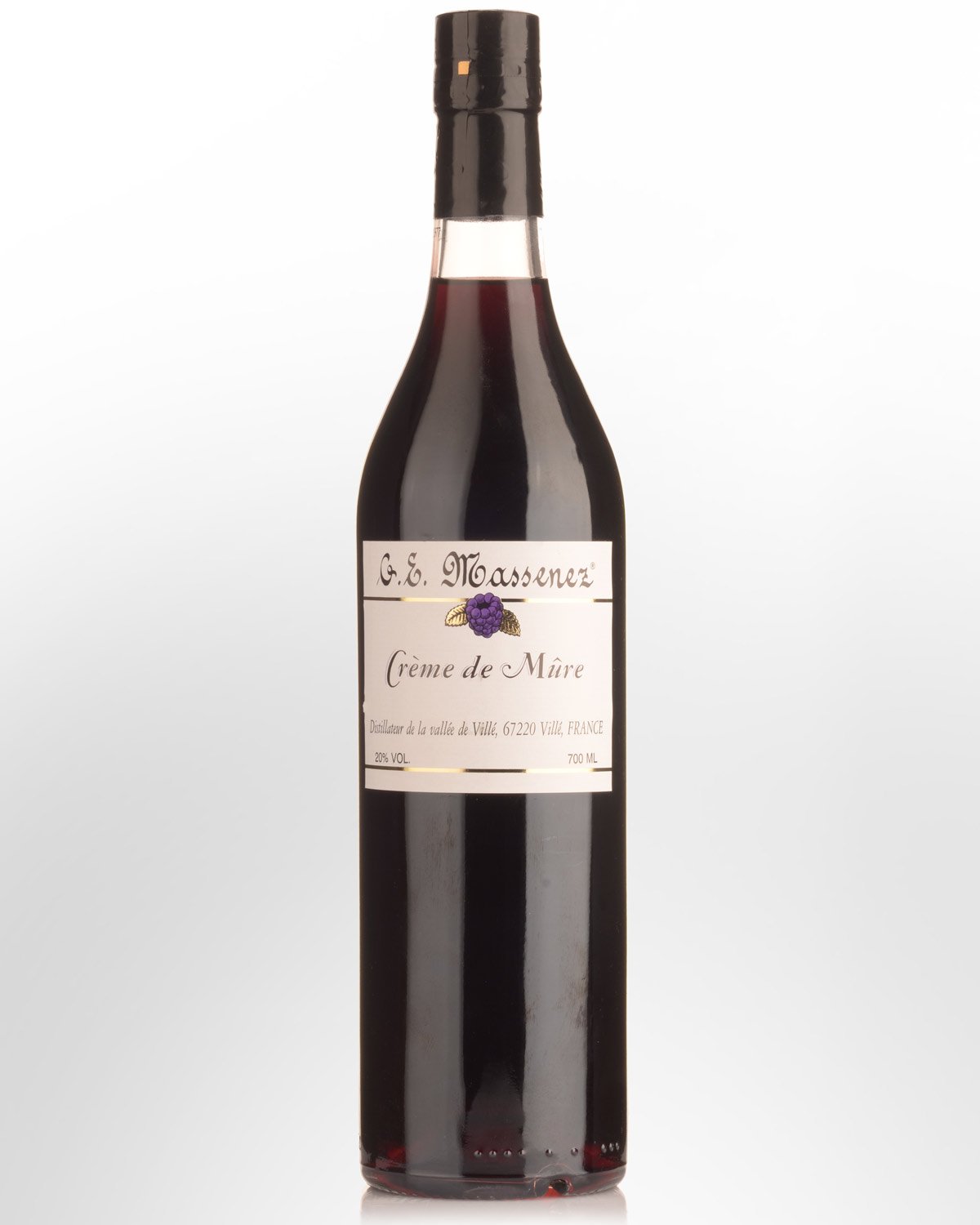G.E. Massenez Creme de Mure (Blackberry) Liqueur (700ml)