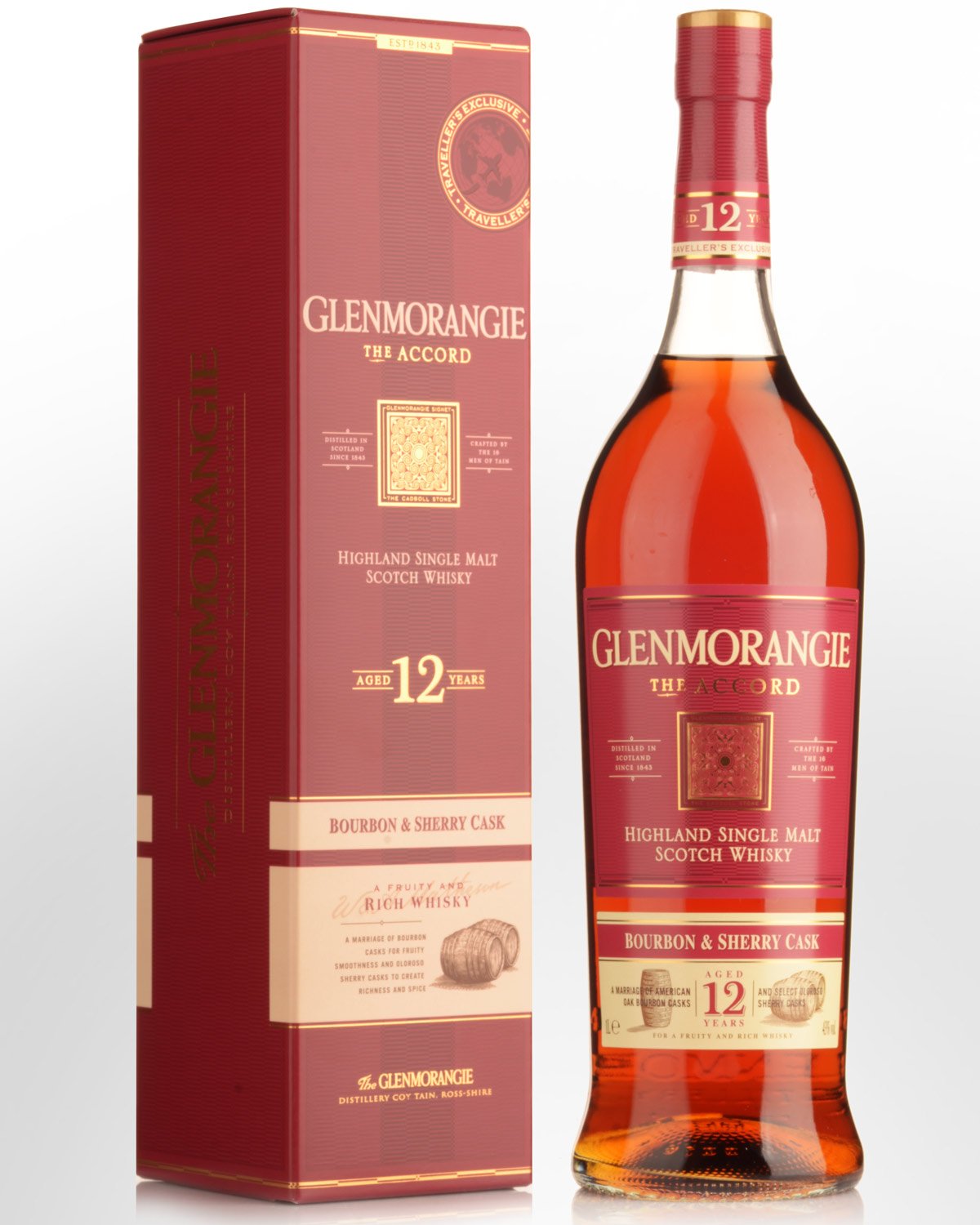 Glenmorangie The Accord 12 Year Old Single Malt Scotch Whisky (1000ml)