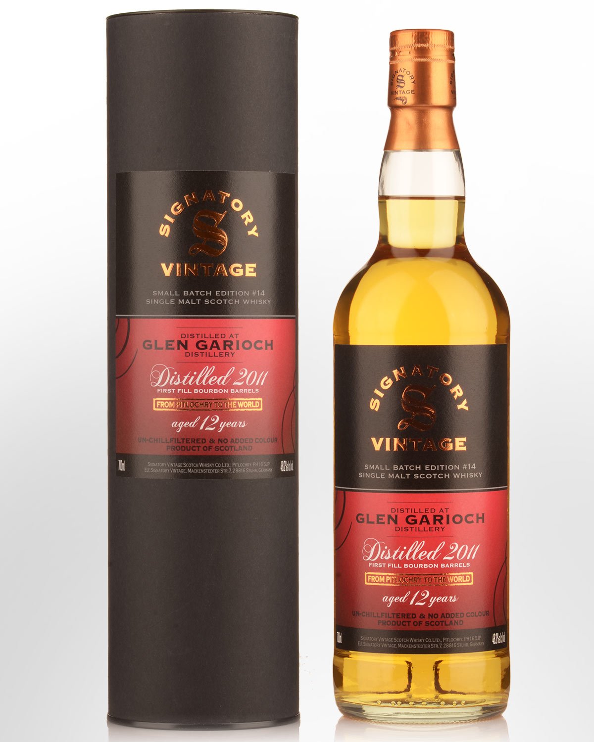 2011 Signatory Vintage Glen Garioch 12 Year Old Small Batch Edition #14 Single Malt Scotch Whisky (700ml)