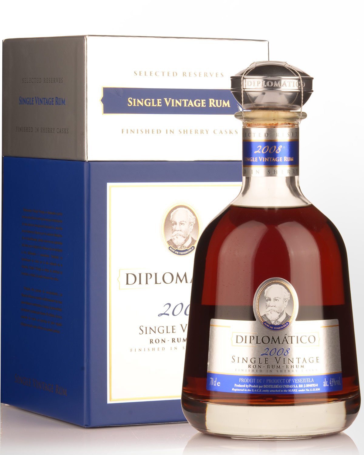 2008 Diplomatico Single Vintage Rum (700ml)