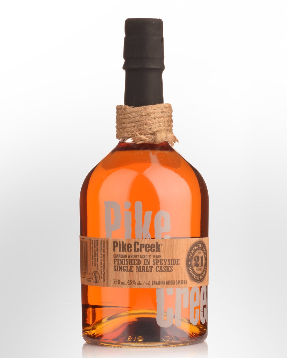 Pike Creek Speyside Cask Finish 21 Year Old Blended Canadian Whisky (750ml)