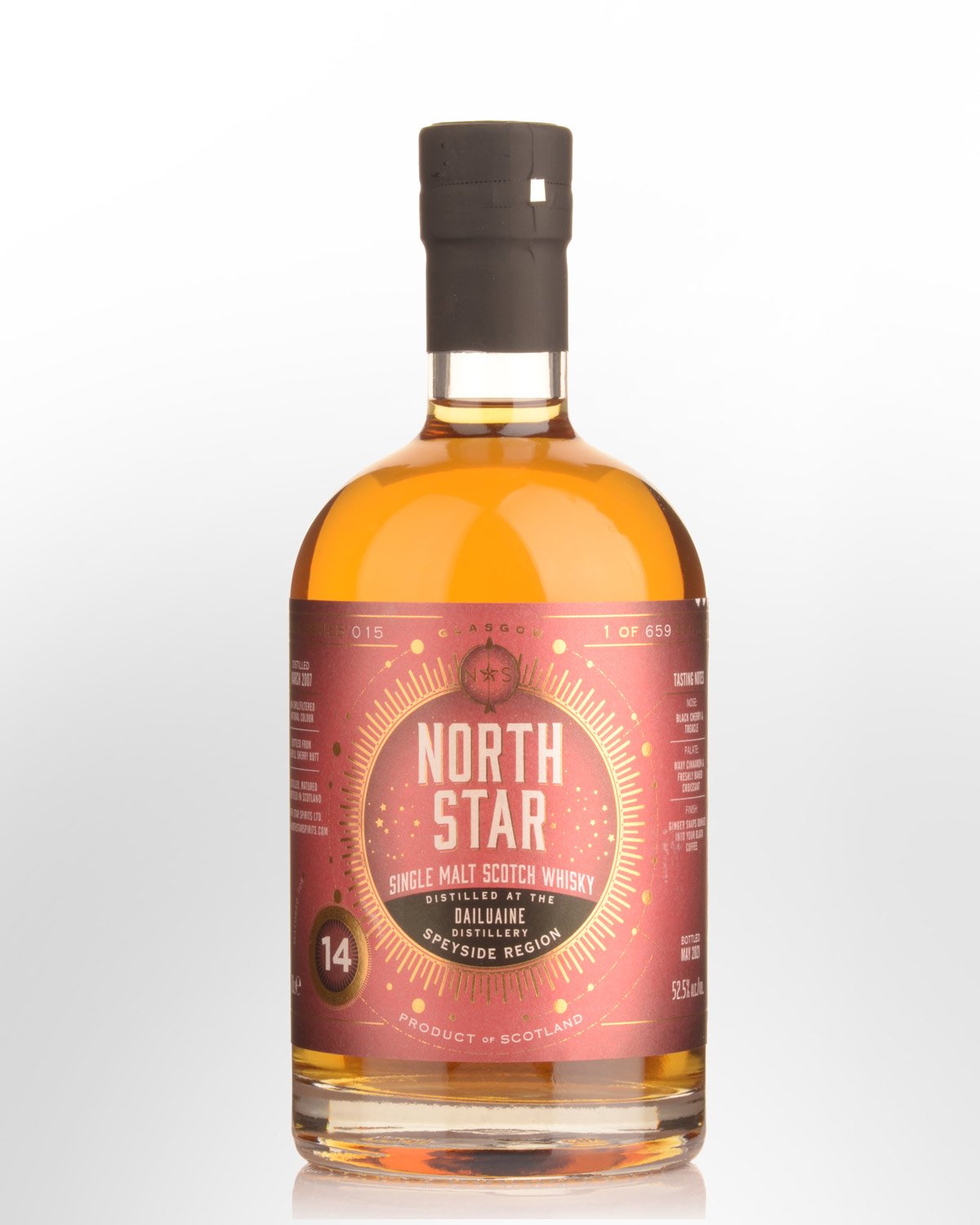 2007 North Star Dailuaine 14 Year Old Single Malt Scotch Whisky (700ml)