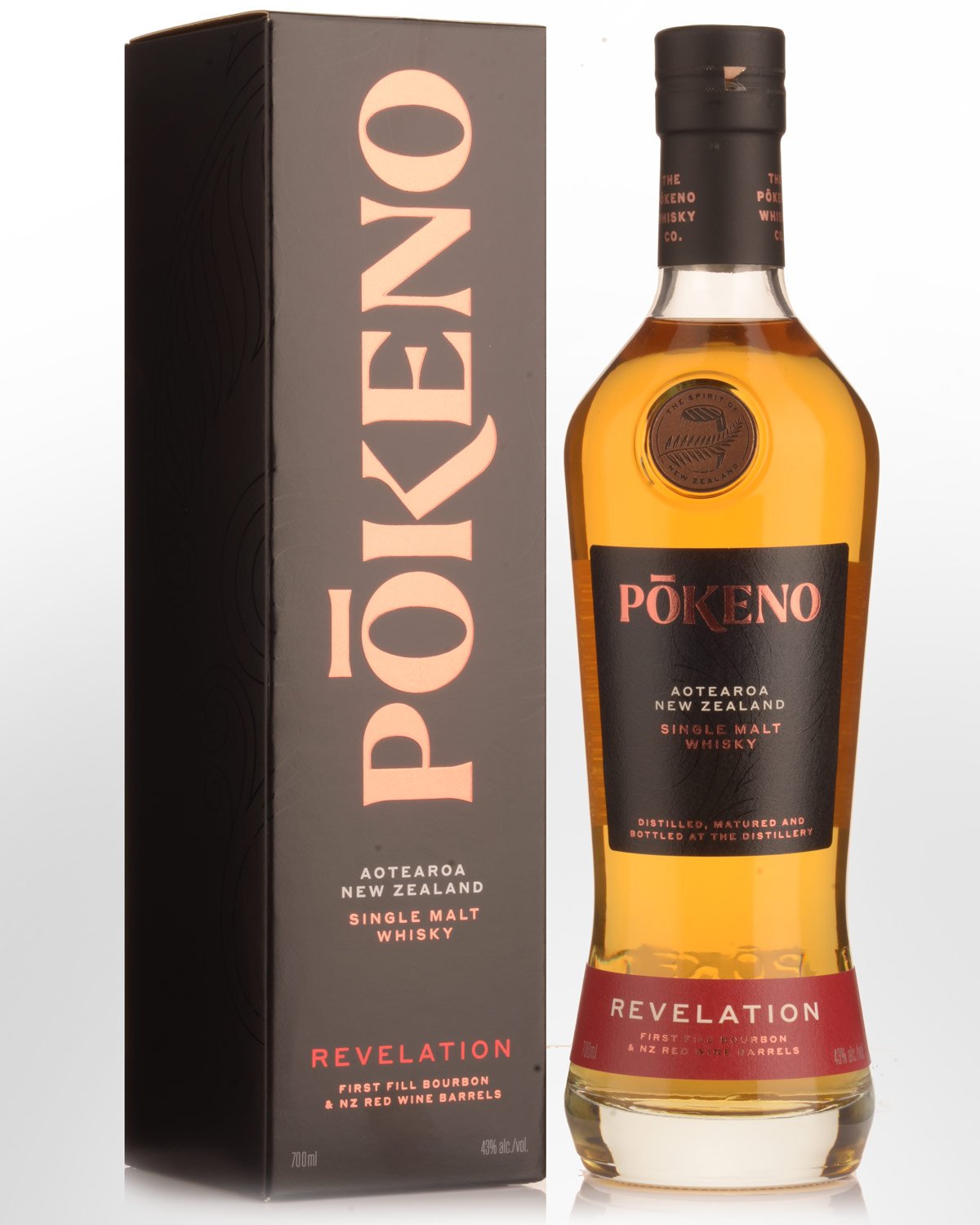 Pokeno Revelation Single Malt New Zealand Whisky (700ml)