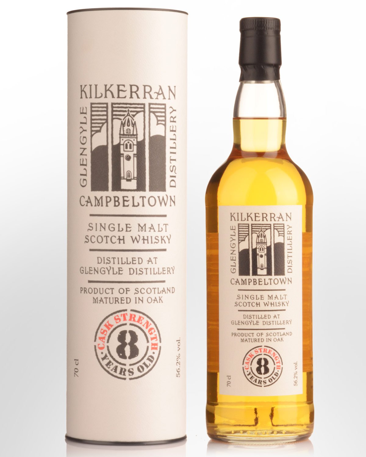 Glengyle Distillery Kilkerran 8 Year Old Cask Strength Single Malt Scotch Whisky (700ml) - 2017 Release
