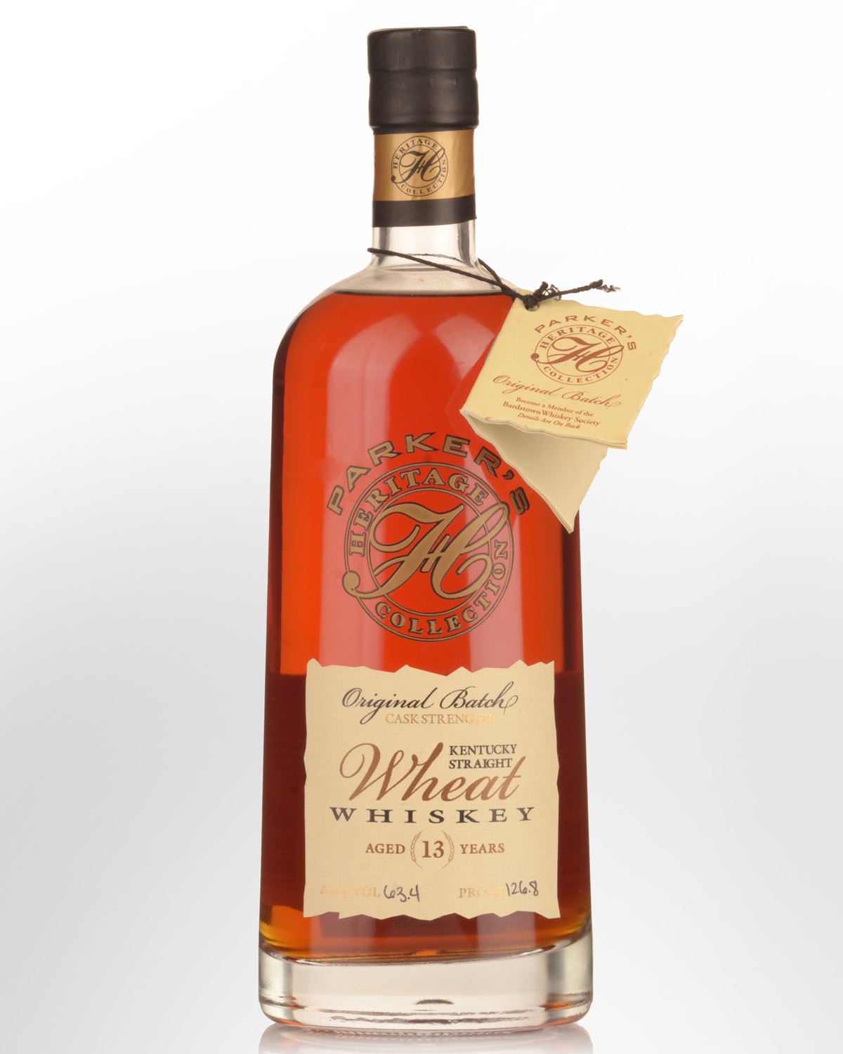 Parker's Heritage Original Batch Cask Strength 13 Year Old Wheat Whiskey (750ml) - Eighth Release
