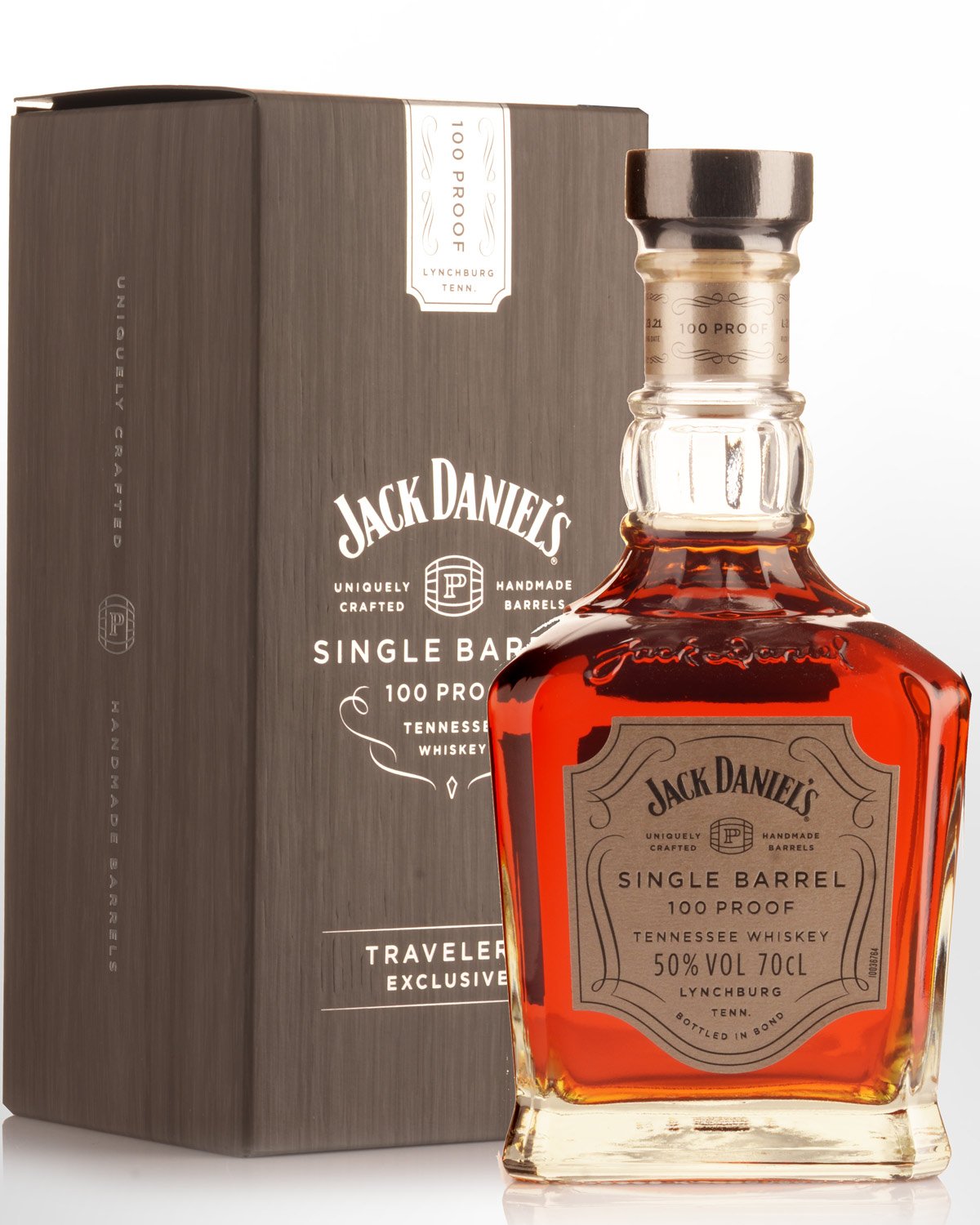 Jack Daniels Single Barrel 100 Proof Travelers' Exclusive Tennessee Whiskey (700ml)