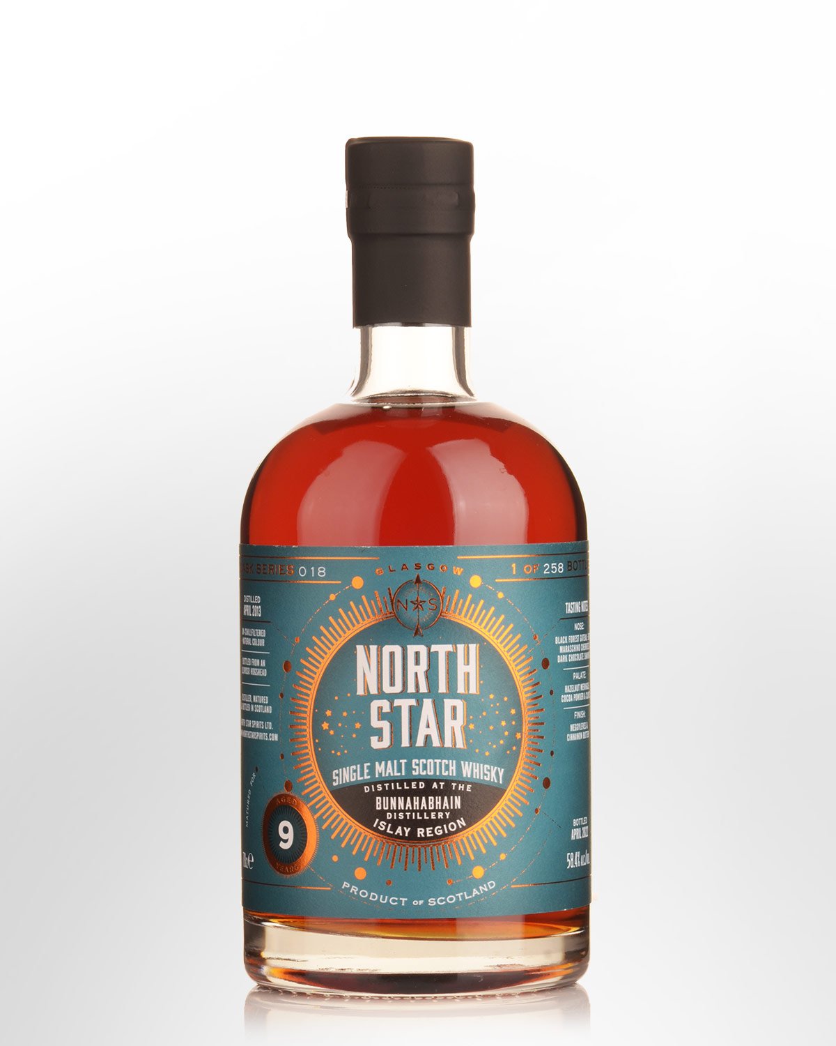 2013 North Star Bunnahabhain 9 Year Old Cask Strength Single Malt Scotch Whisky (700ml)