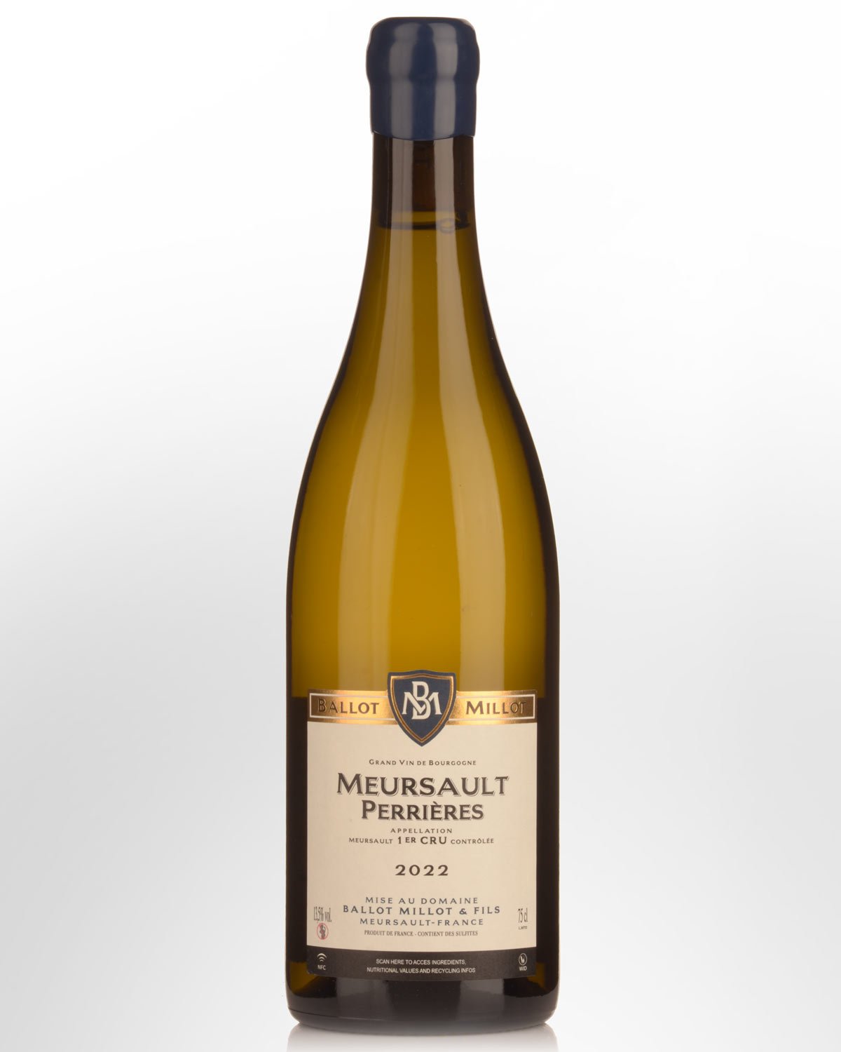 2022 Domaine Ballot Millot Meursault Perrieres Premier Cru