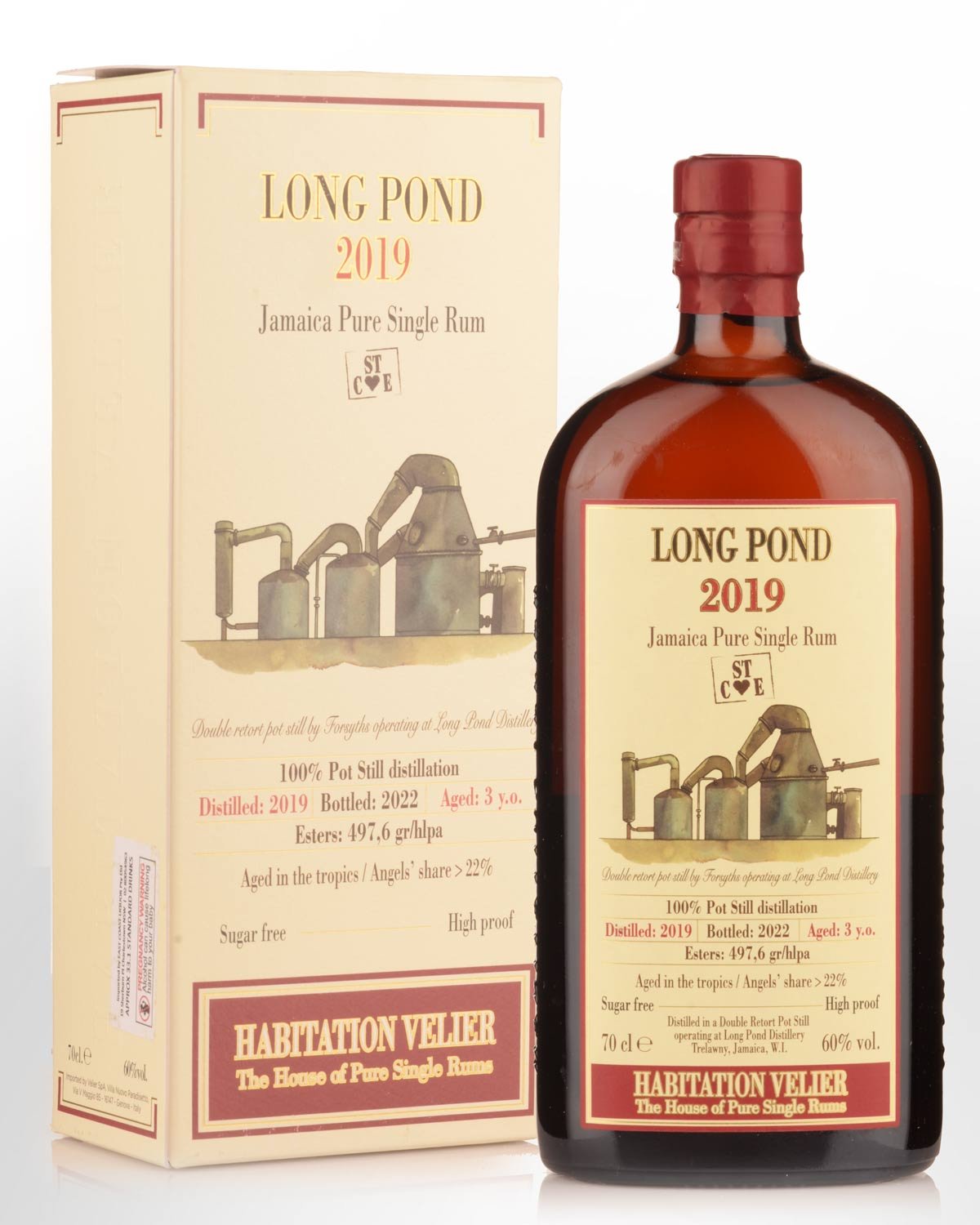 2019 Habitation Velier Long Pond 3 Year Old Cask Strength Jamaica Pure Single Rum (700ml)