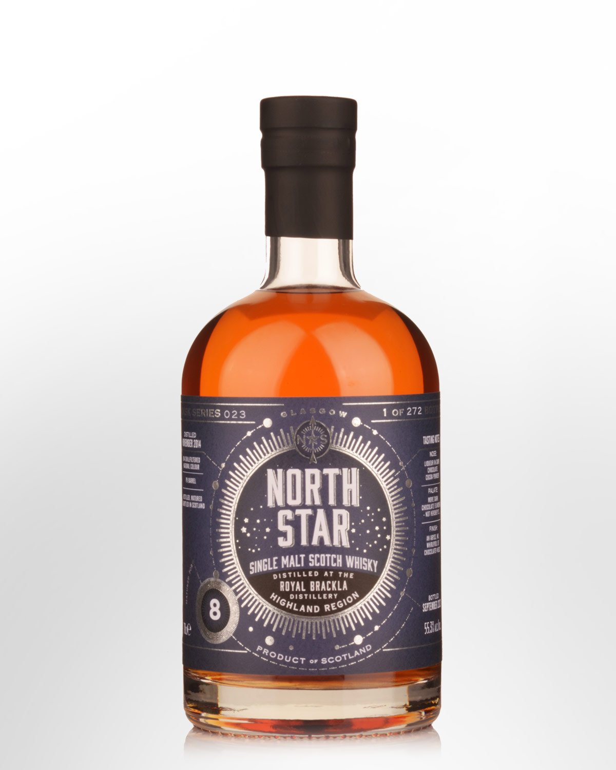 2014 North Star Royal Brackla 8 Year Old Cask Strength Single Malt Scotch Whisky (700ml)
