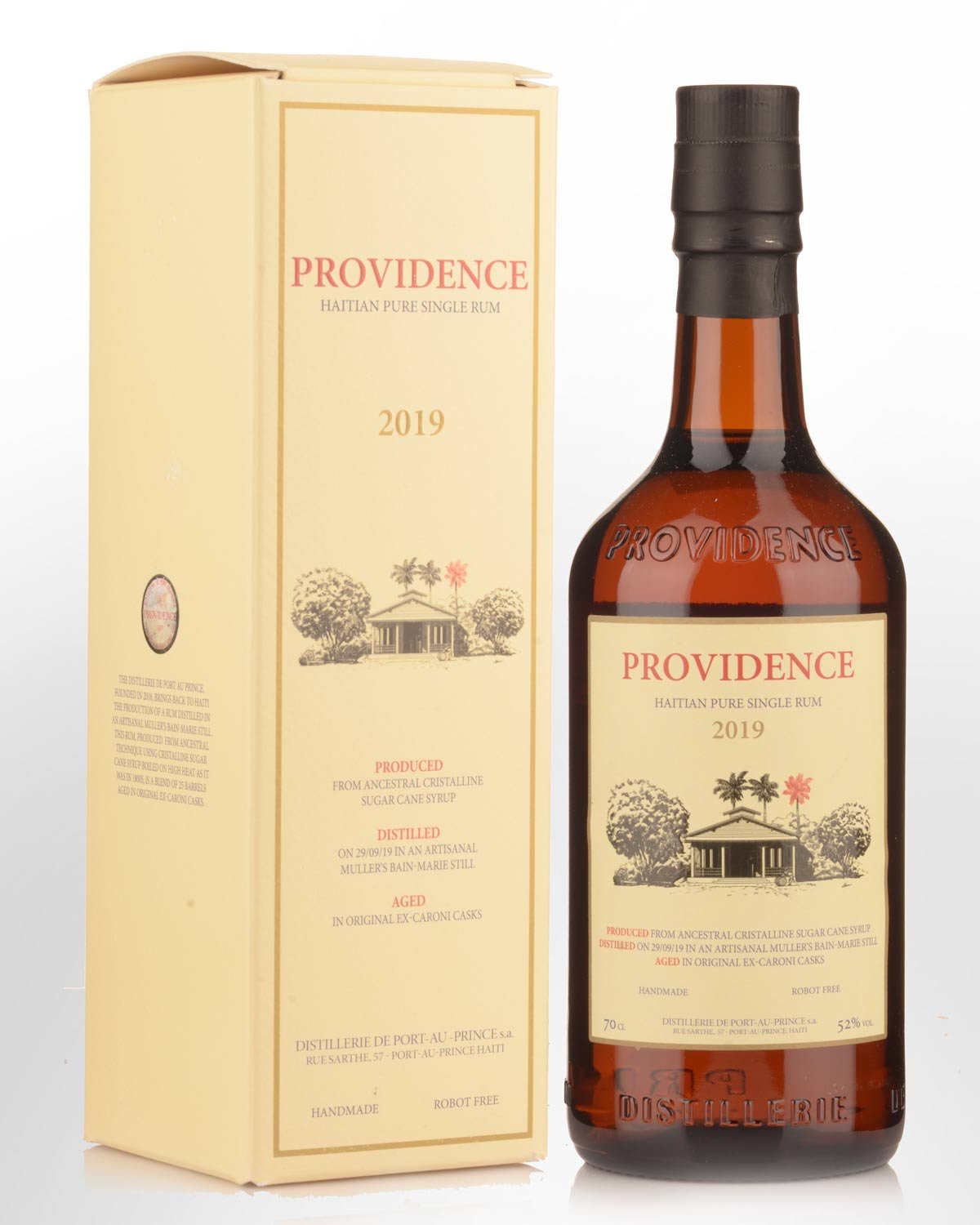 2019 Providence Ex-Caroni Casks 3 Year Old Haitian Pure Single Rum (700ml)