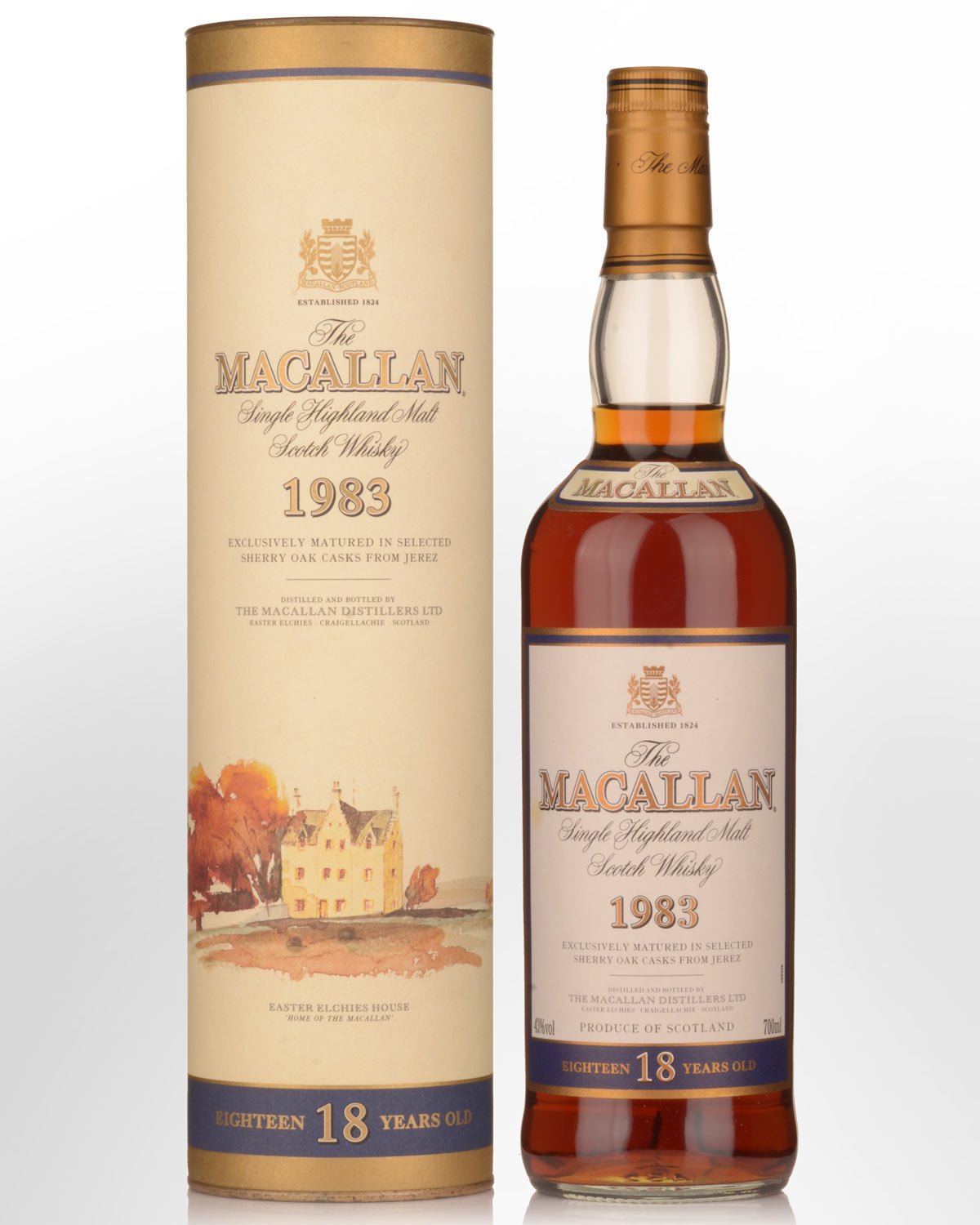 1983 The Macallan 18 Year Old Single Malt Scotch Whisky (700ml)