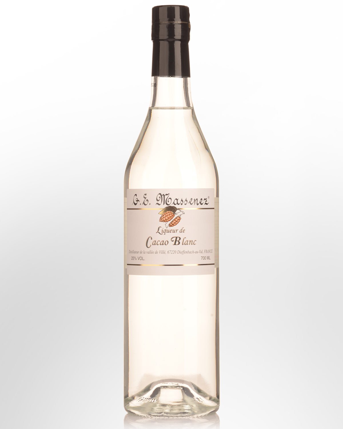 G.E. Massenez Liqueur de Cacao Blanc (White Cocoa) Liqueur (700ml)