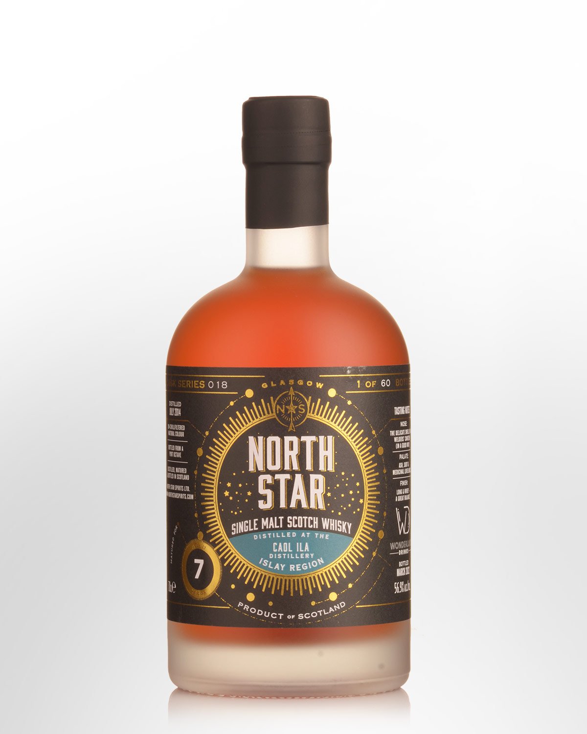 2014 North Star Caol Ila 7 Year Old Cask Strength Single Malt Scotch Whisky (700ml) - Australian Exclusive