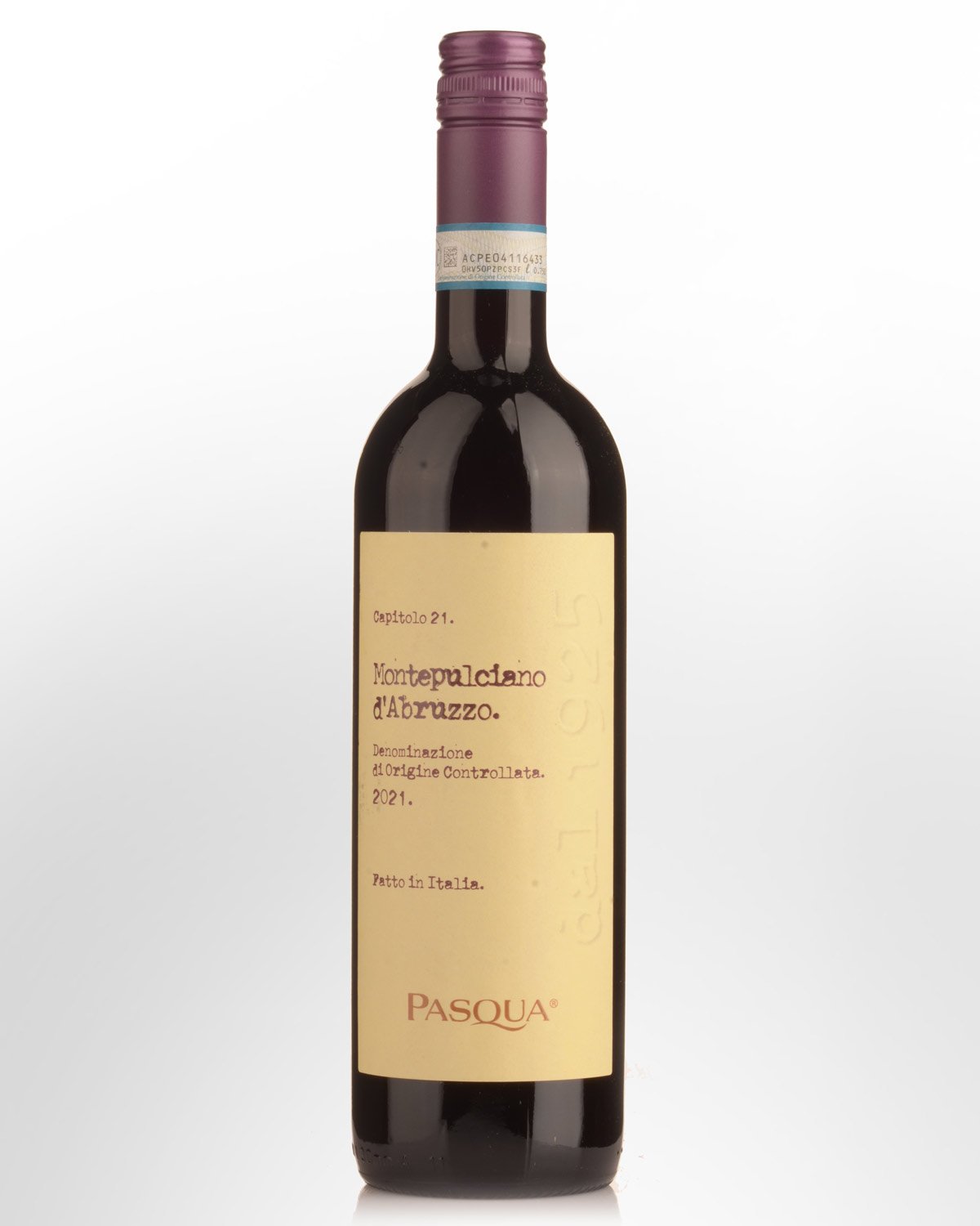 2021 Pasqua Capitolo 21 Montepulciano d’Abruzzo