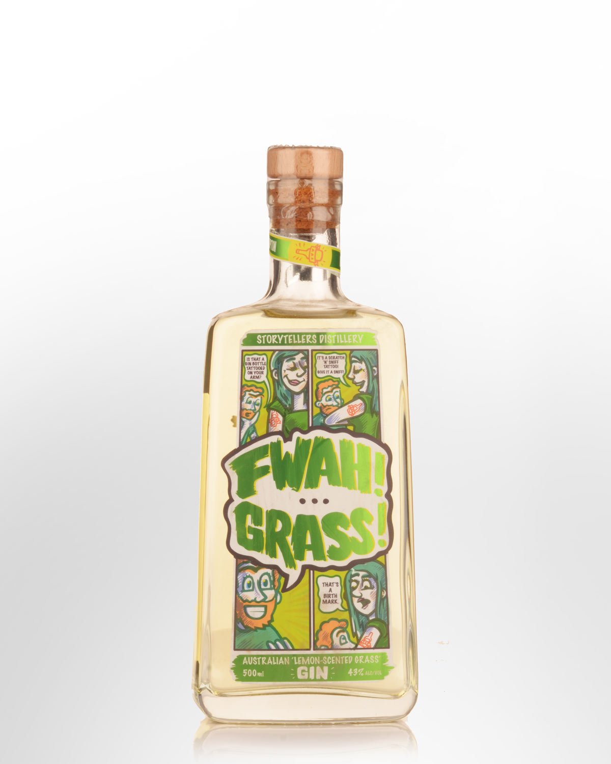 Storytellers Distillery Fwah Grass Australian Lemon Scented Grass Gin (500ml)