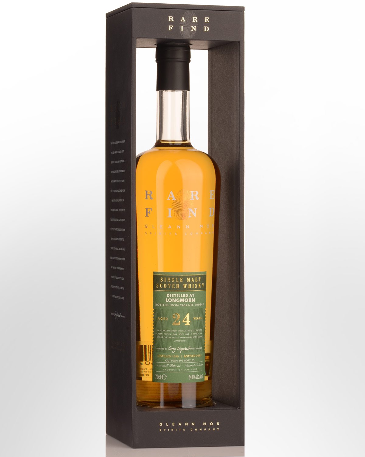 1999 Gleann Mor Spirits Company Rare Find Longmorn 24 Year Old Cask Strength Single Malt Scotch Whisky (700ml)