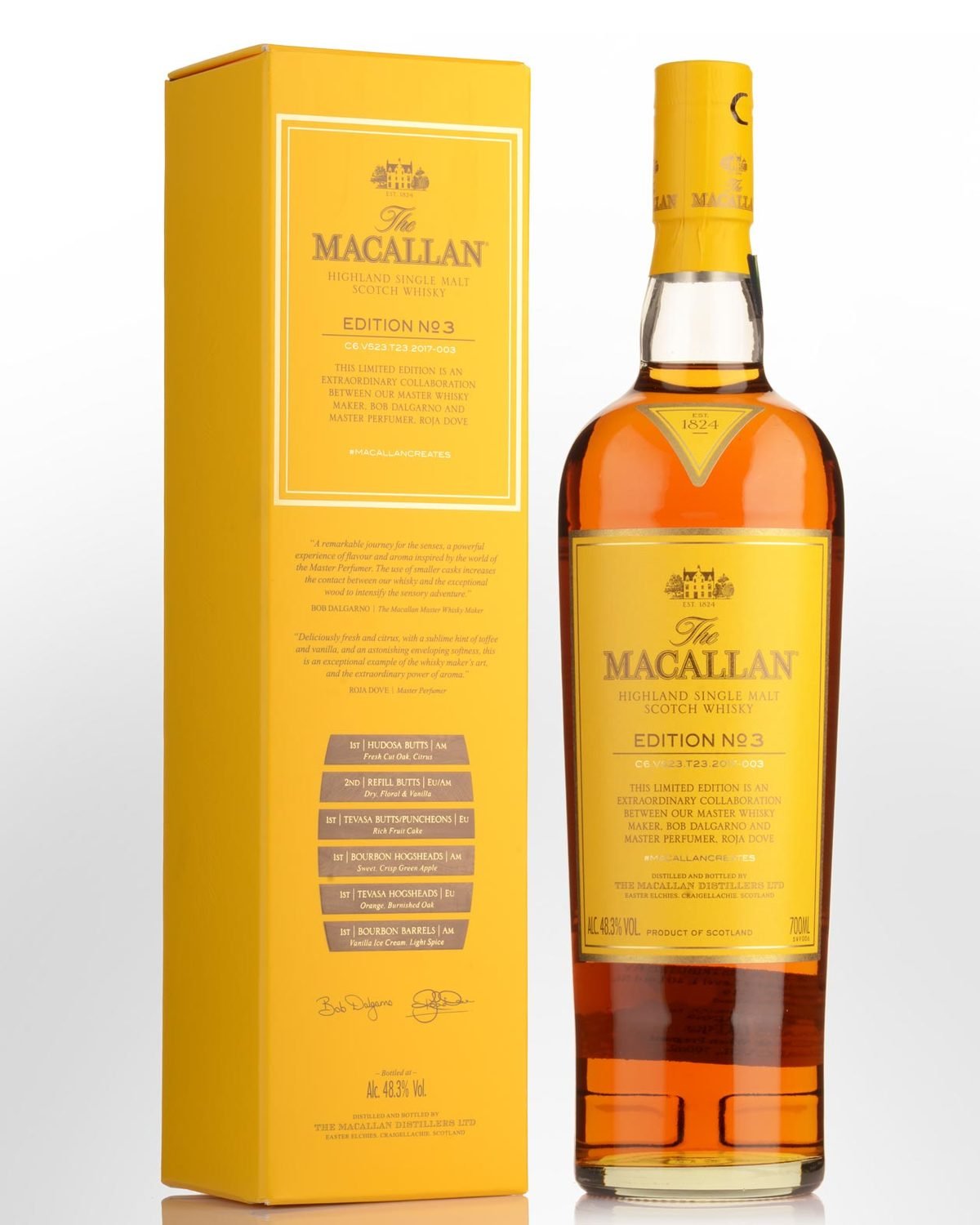 The Macallan Edition No. 3 Single Malt Scotch Whisky (700ml) - DAMAGED GIFT BOX