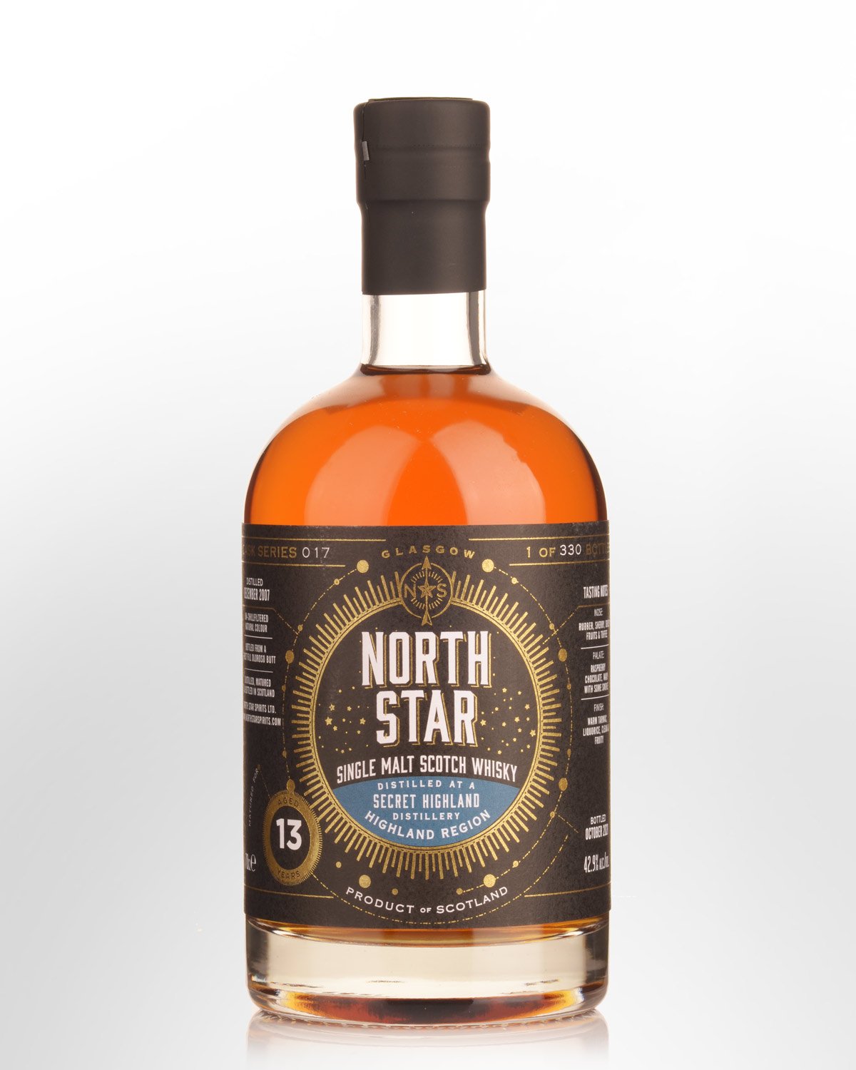 2007 North Star Secret Highland 13 Year Old Single Malt Scotch Whisky (700ml)