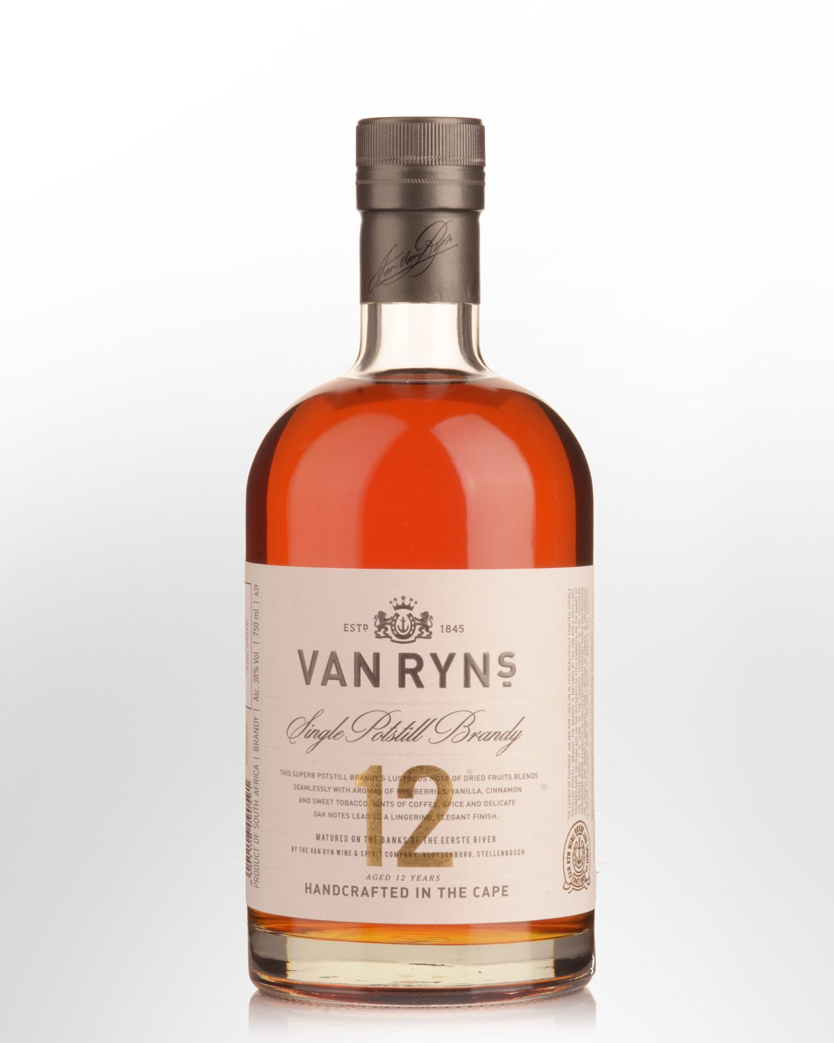 Van Ryn's 12 Year Old Single Pot Still Brandy (750ml)