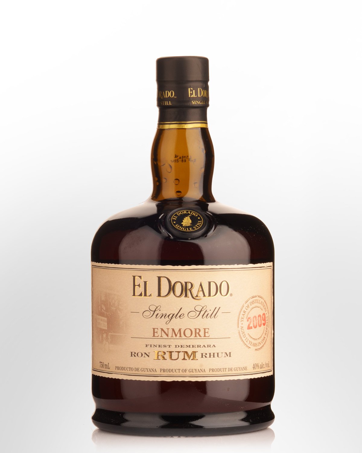 2009 El Dorado Enmore Single Still 12 Year Old Demerara Rum (750ml)