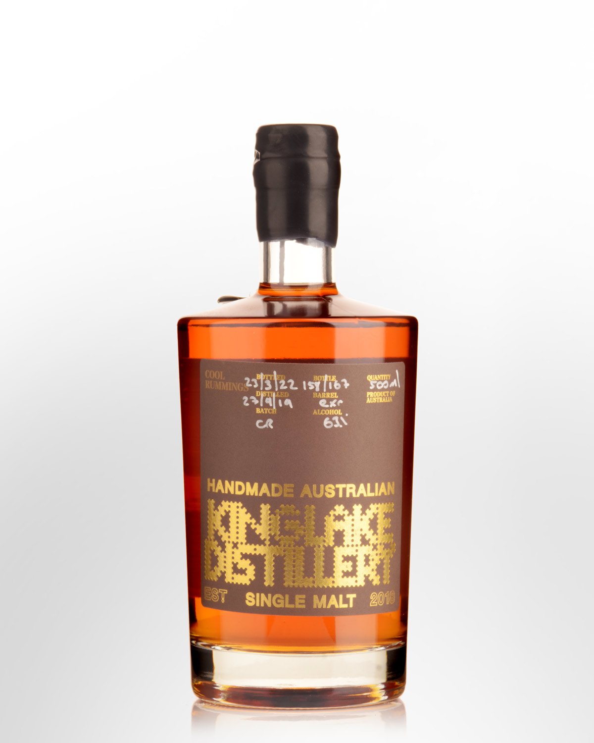 Kinglake Distillery Cool Rummings Cask Strength Single Malt Australian Whisky (500ml)