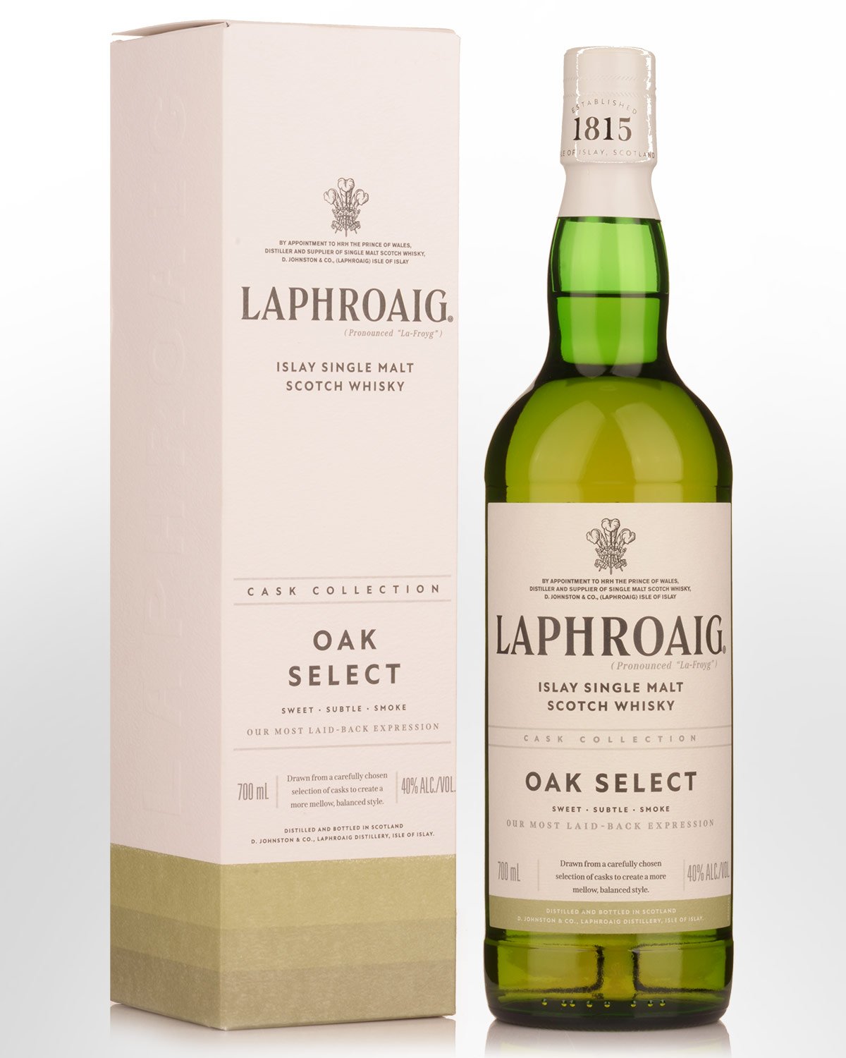 Laphroaig Oak Select Single Malt Scotch Whisky (700ml)