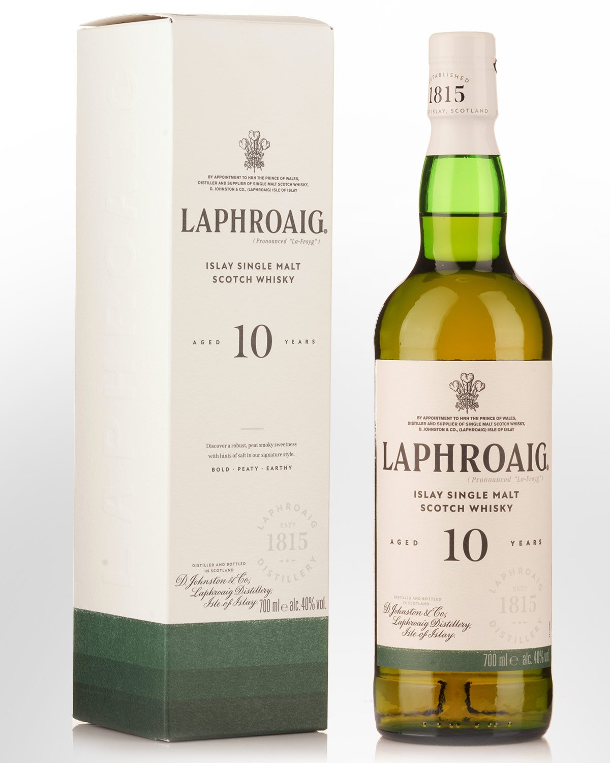 Laphroaig 10 Year Old Single Malt Scotch Whisky (700ml)