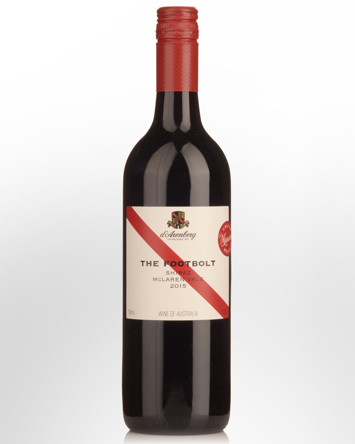 2015 d’Arenberg The Footbolt Shiraz Cellar Museum Release