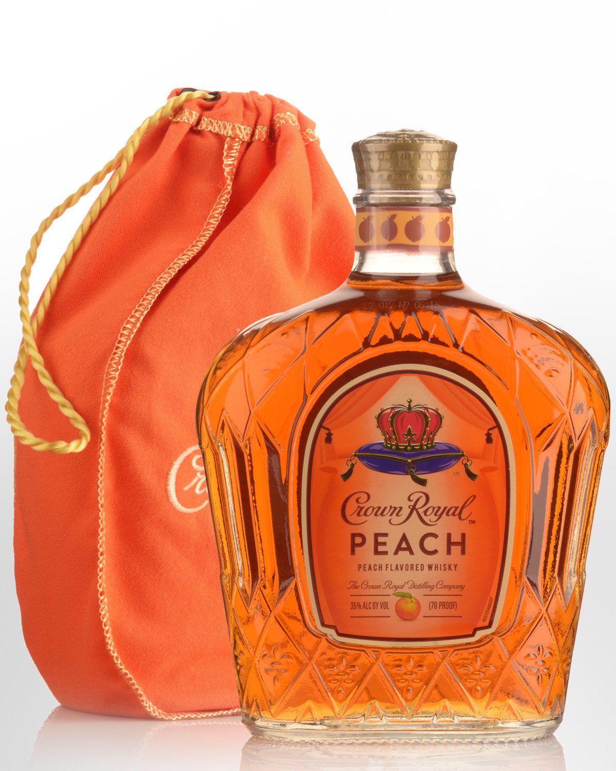 Crown Royal Peach Flavoured Canadian Whisky (750ml)