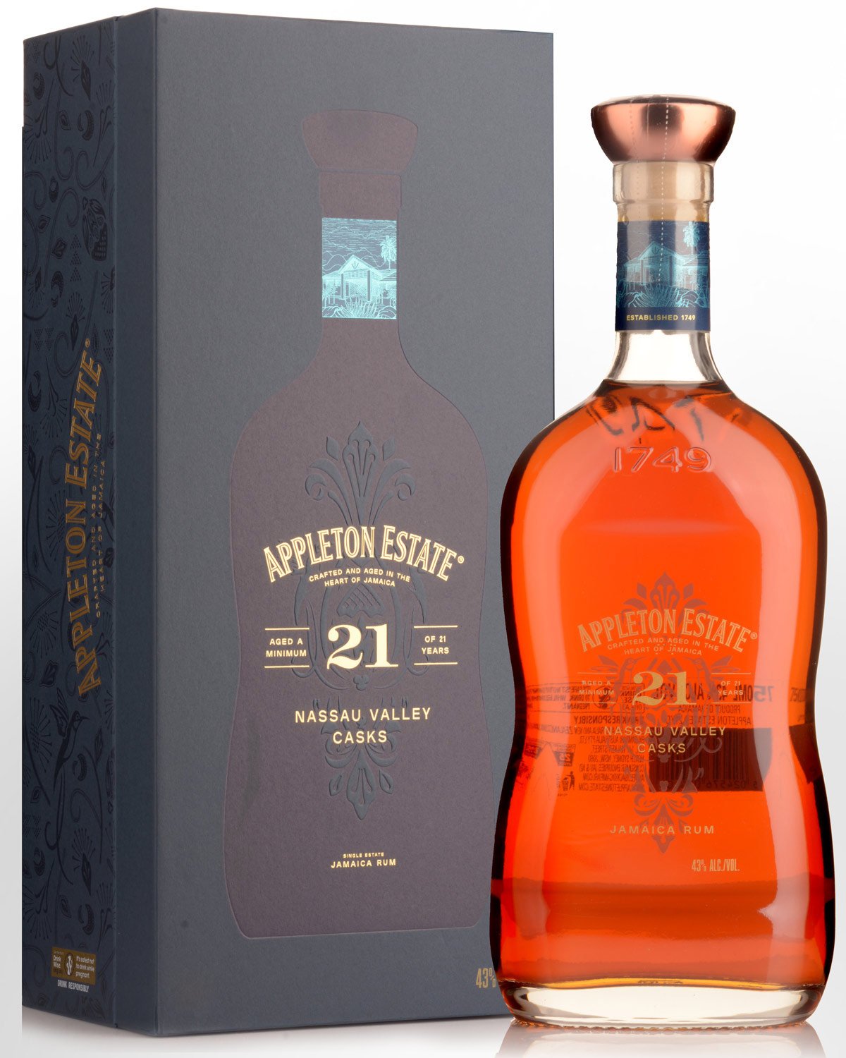 Appleton Estate Nassau Valley Casks 21 Year Old Rum (700ml)