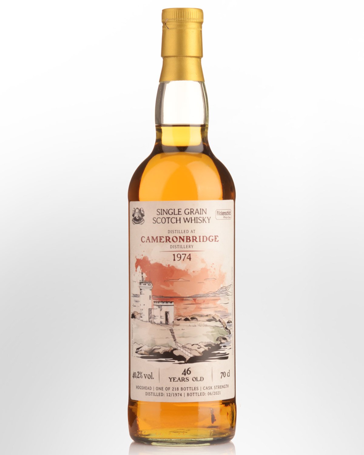 1974 Wu Dram Clan Cameronbridge 46 Year Old Cask Strength Single Grain Scotch Whisky (700ml)